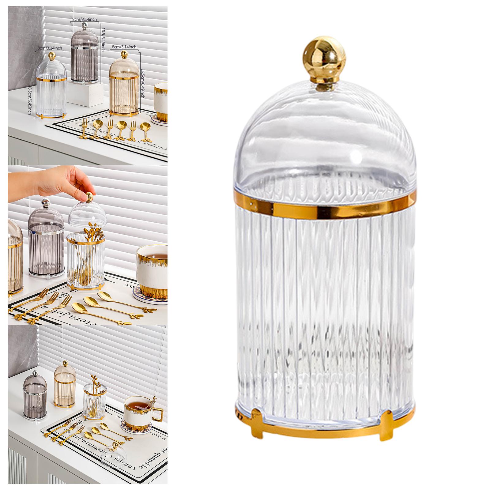 Coffee Spoon Dessert Fork Holder Flatware Organizer Kitchen Tableware Holder Clear