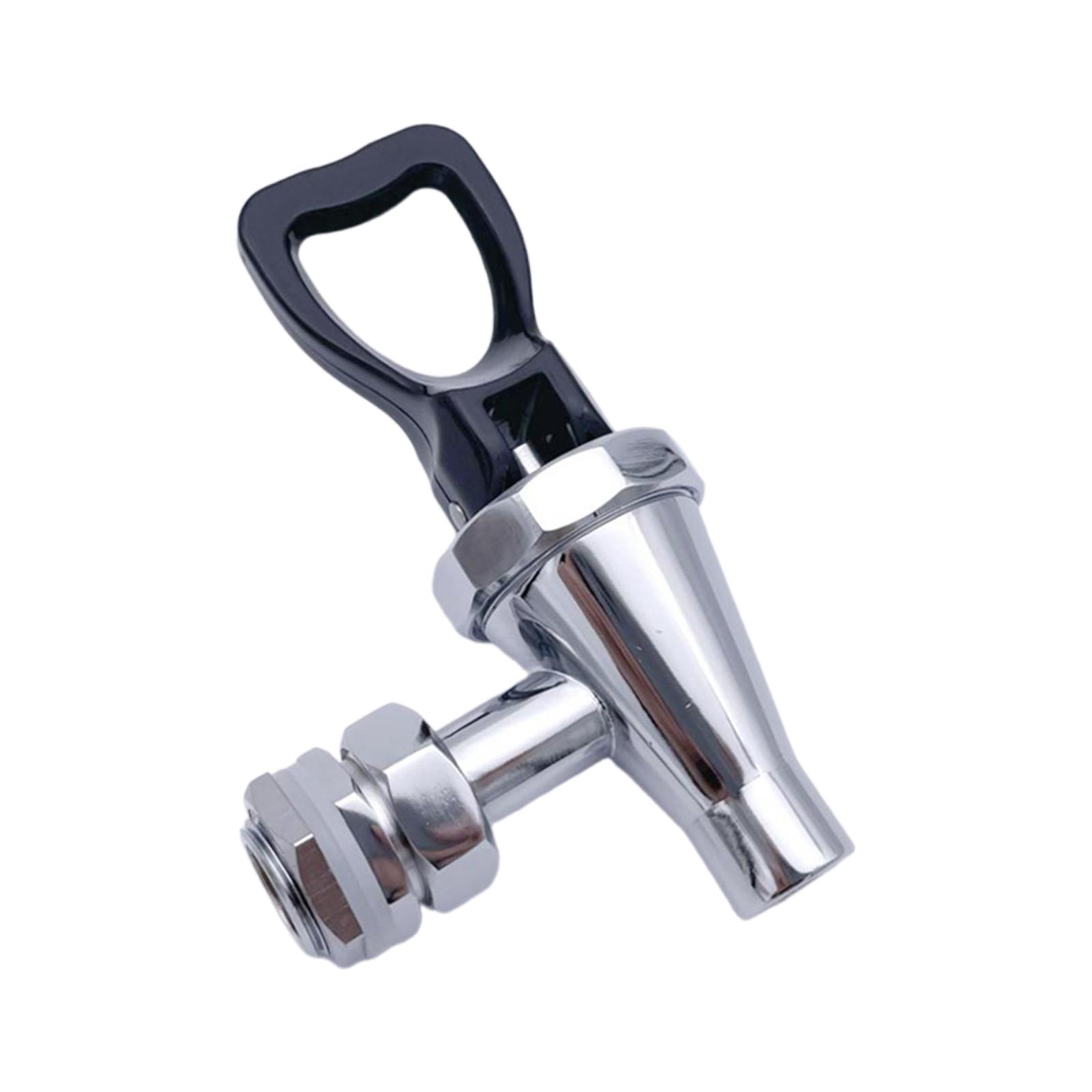Beverage Dispenser Faucet with Gaskets for Juice Cold Hot Water Drink Barrel black