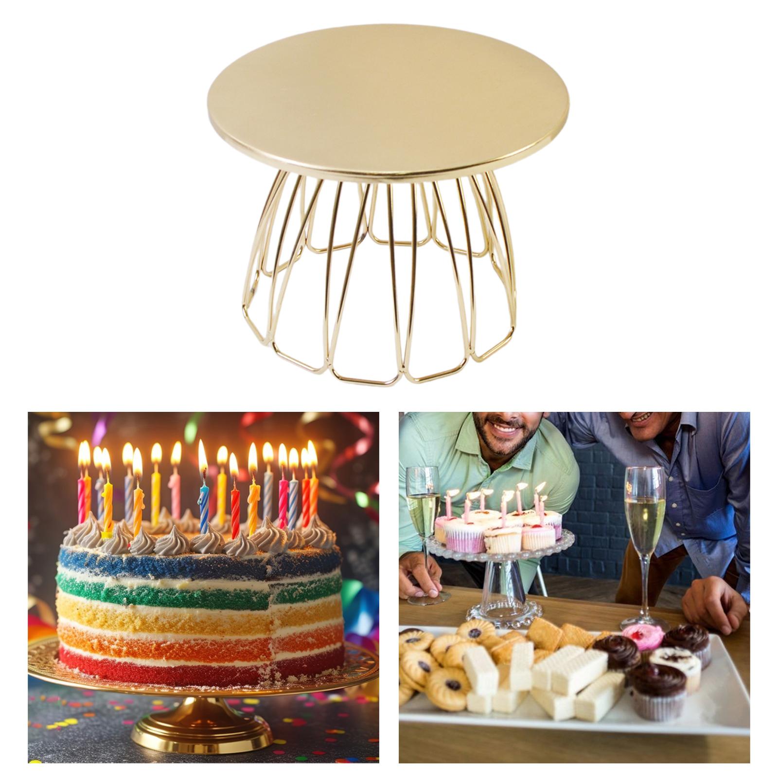 Cake Stand Cupcake Holder Presents Cake Pedestal Dessert Table Cupcake Stand Gold