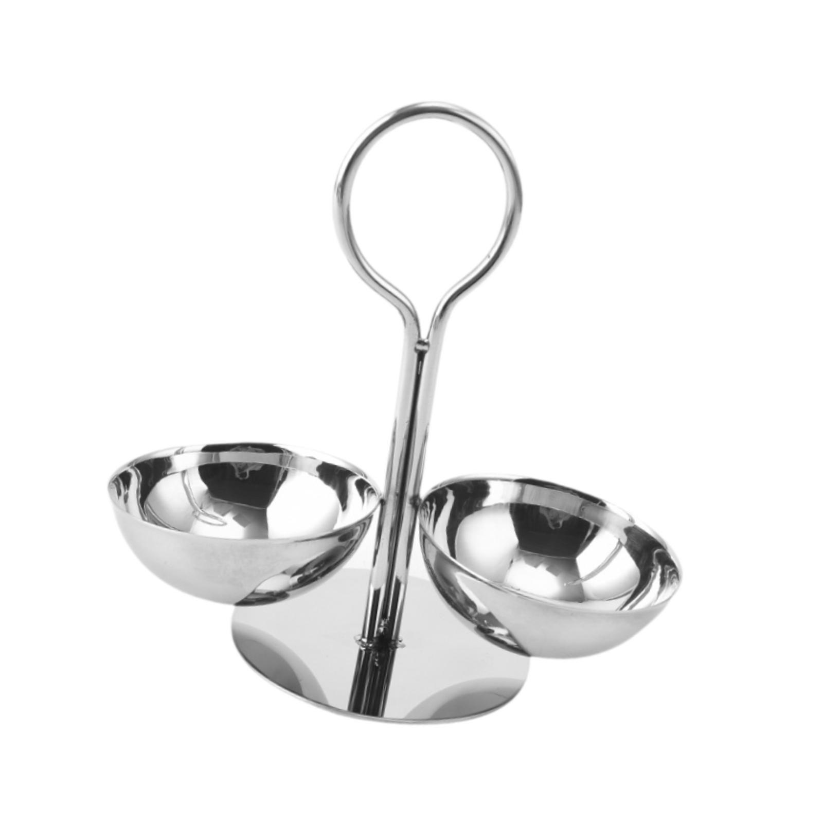 Snack Serving Bowl Stand 2 Bowls