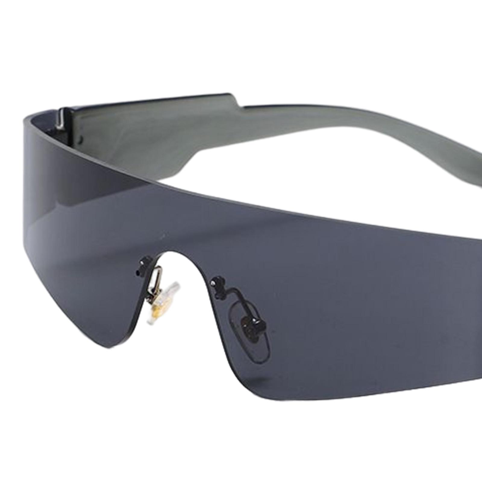 Fashion Sport Sunglasses Goggles Anti Shock for Running Fishing black