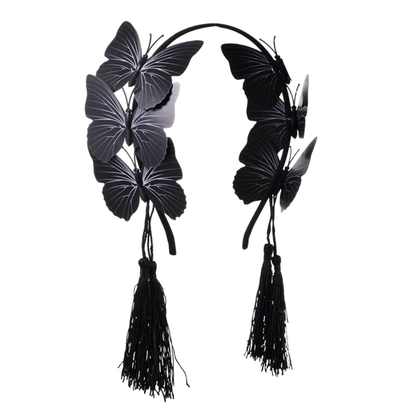 Halloween Butterfly Headband Cosplay Hairband for Party Birthday Performance