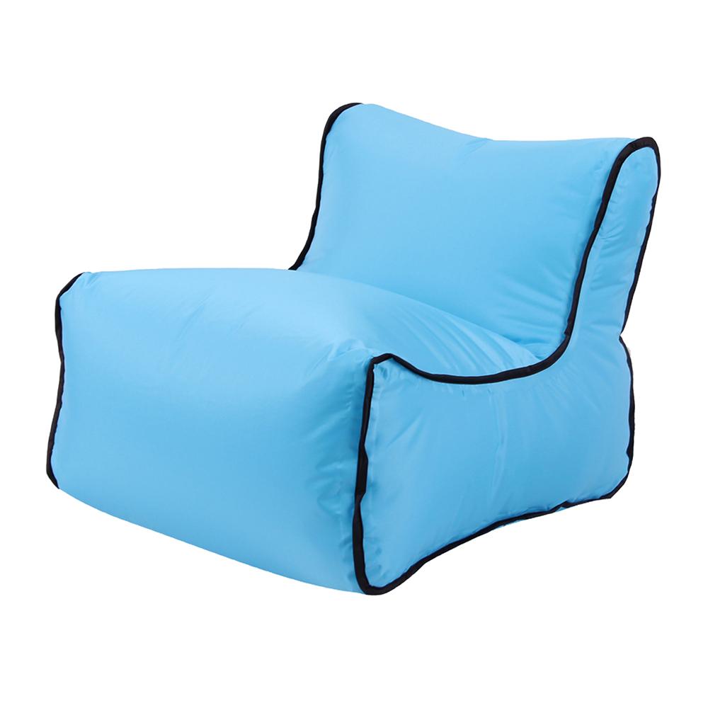 Inflatable Waterproof Children Seat Sofa Baby Chair Bean Bag Sky Blue