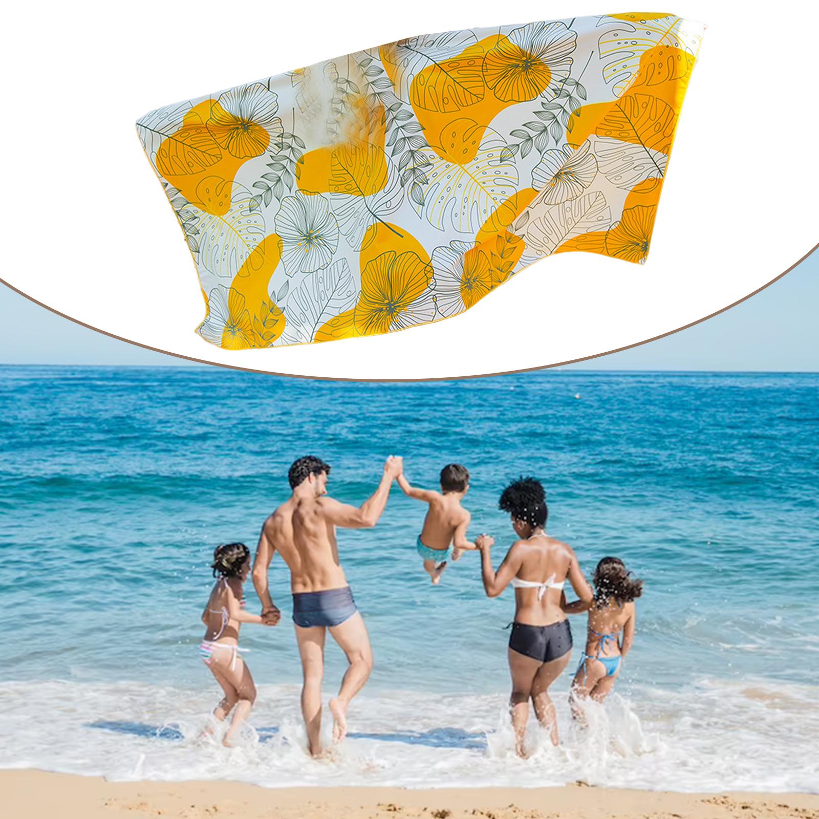 Adult Bath Towel Quick Drying Soft Absorbent Swim Towel for Beach Hotel Orange