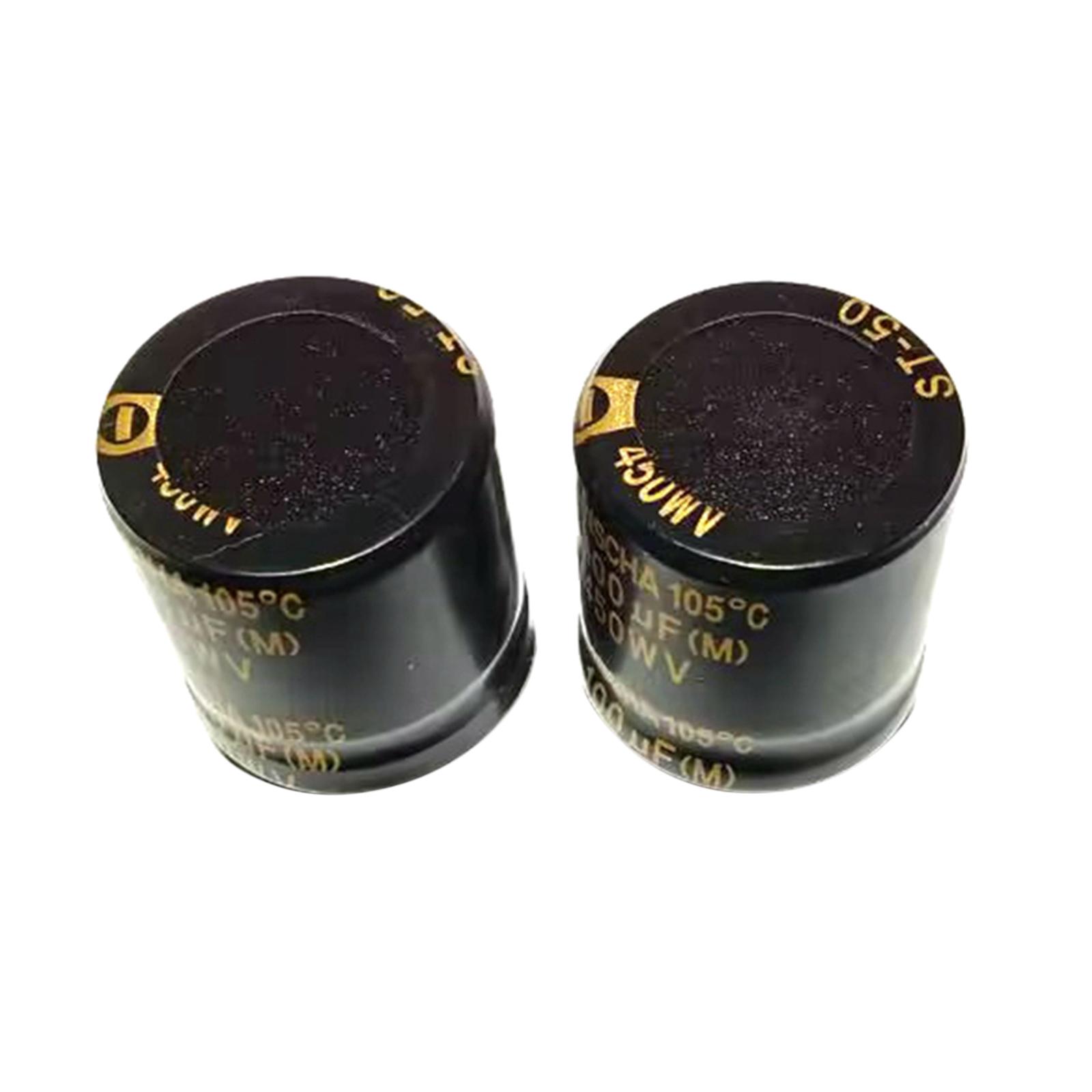2Pcs Aluminum Electrolytic Capacitors 450V 100uf for LED Switching TV