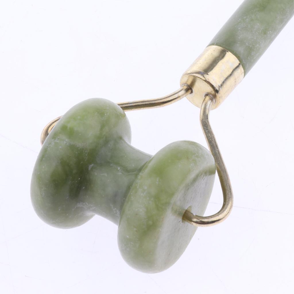 3 Sets Natural Jade Facial Beauty Massage Roller Massager Scraping Boards
