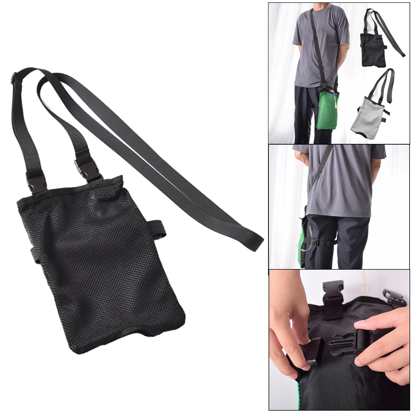 Urinary Drainage bag for Home Travel Incontinent People Elderly Black