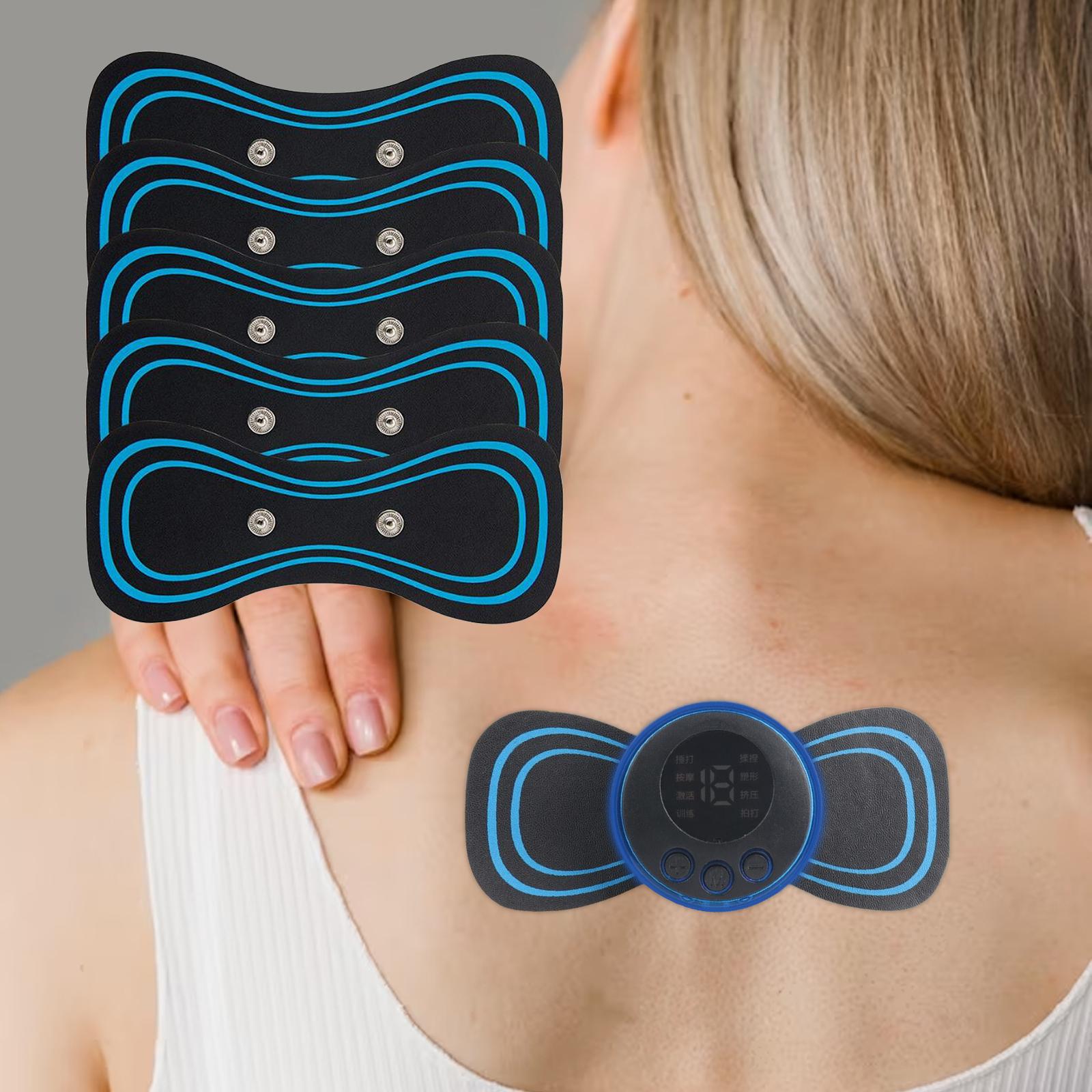 5 Pieces Cervical Massager Replacement Pads Portable Electric Massager Patch