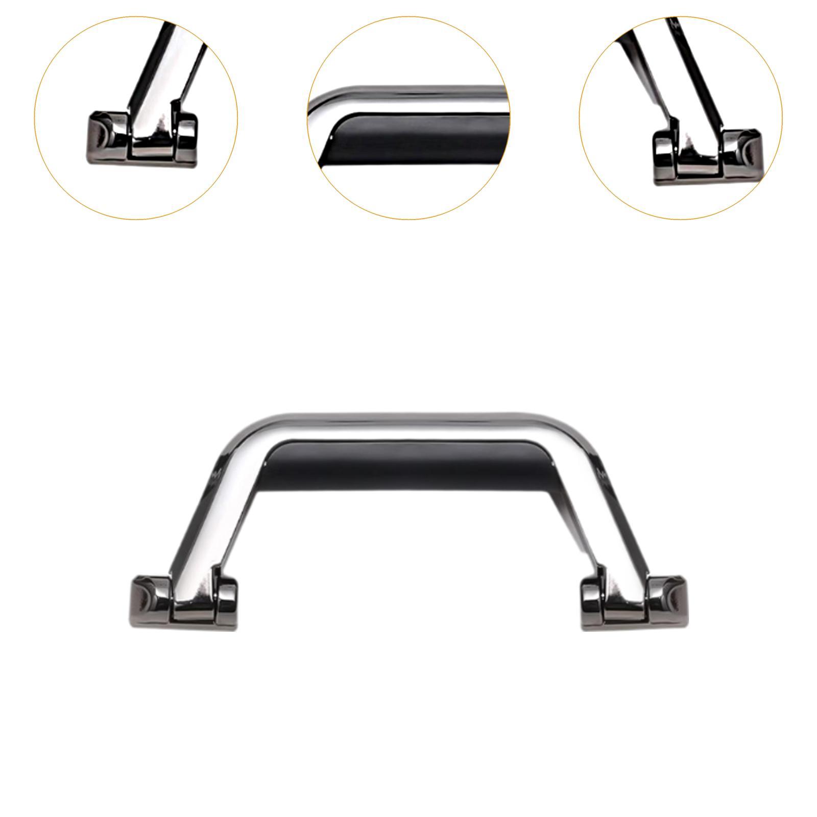 Suitcase Pull Handle with Screws and Screwdriver Sturdy Trolley Case Handles Grey