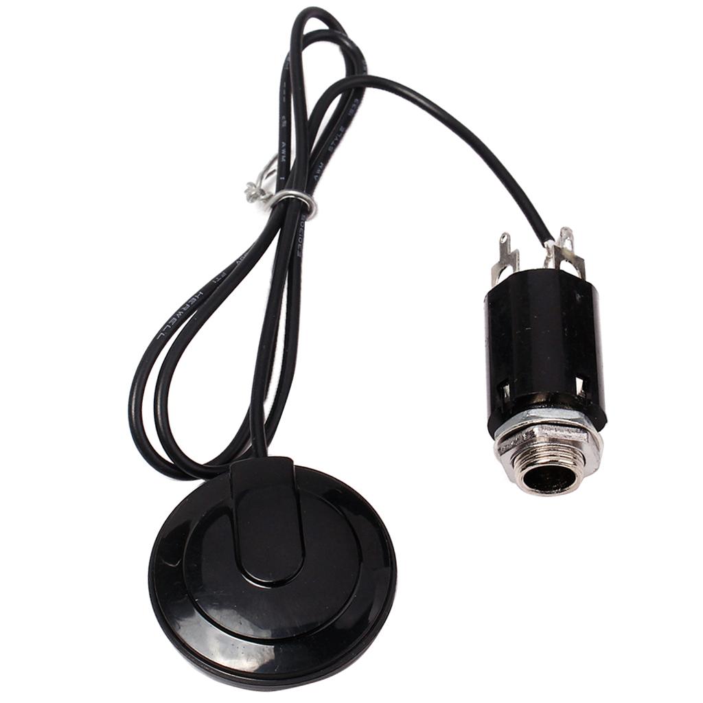 Universal 6.35 Single Audio Acoustic Transducer Guitar Pickup Accessories