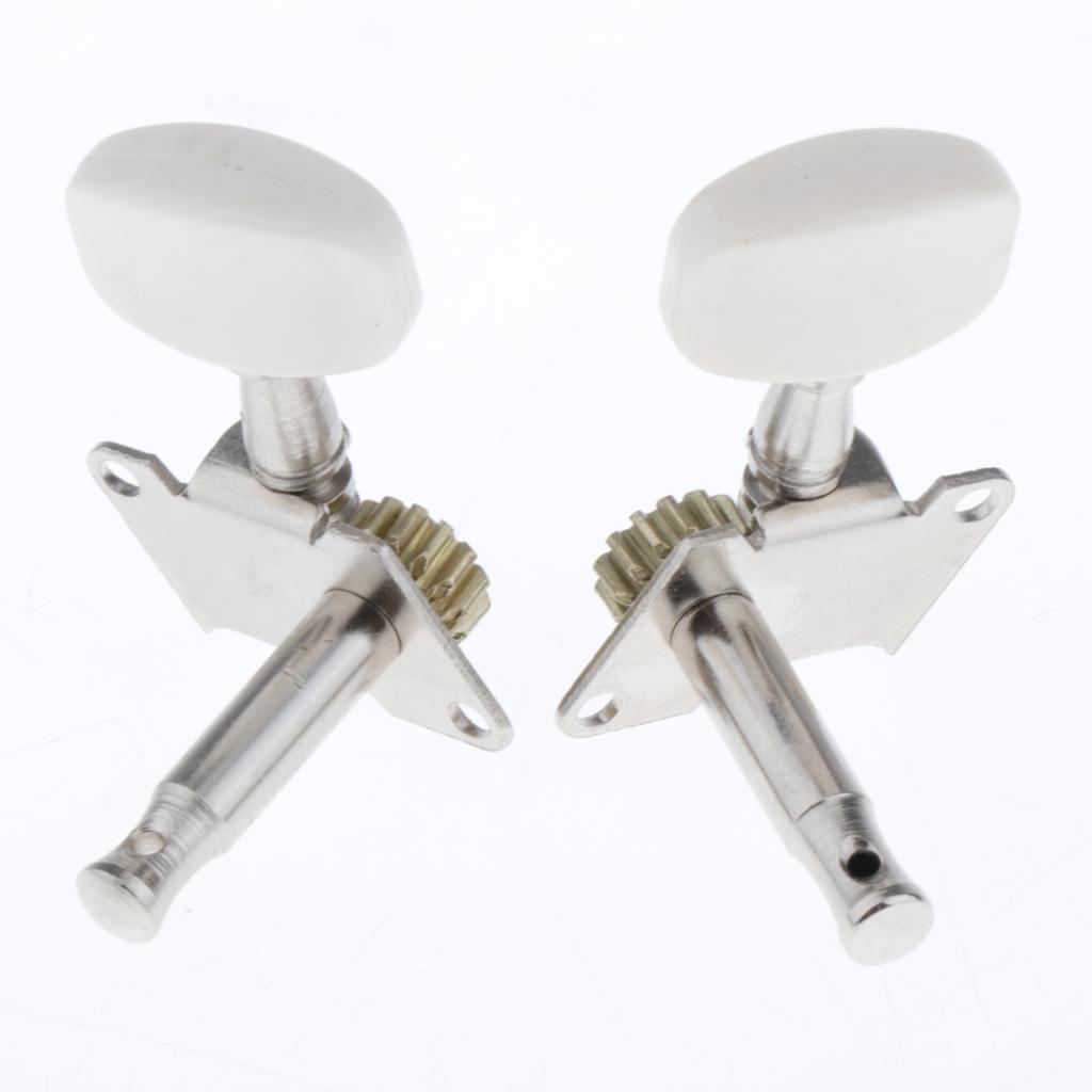 Tuning Pegs Tuners Plastic Machine Heads for Acoustic Folk Guitar 6Pcs