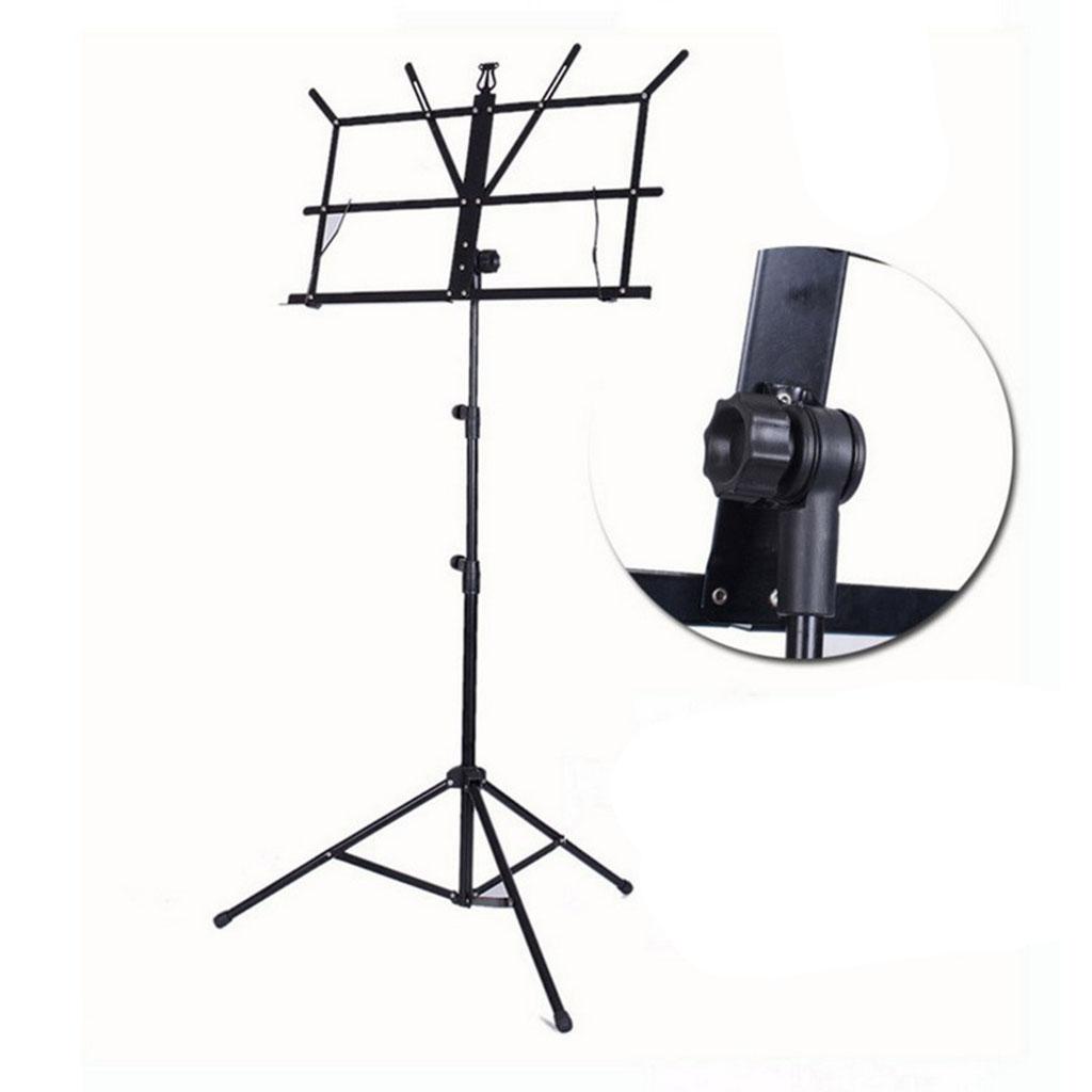 Adjustable Sheet Music Stand Holder Folding Foldable with Black Bag eBay