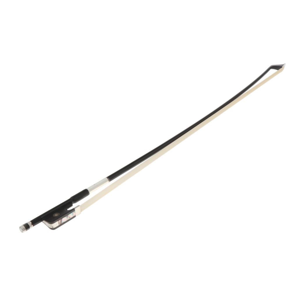 4/4 Size Black Horsehair Carbon Fiber Cello Bow