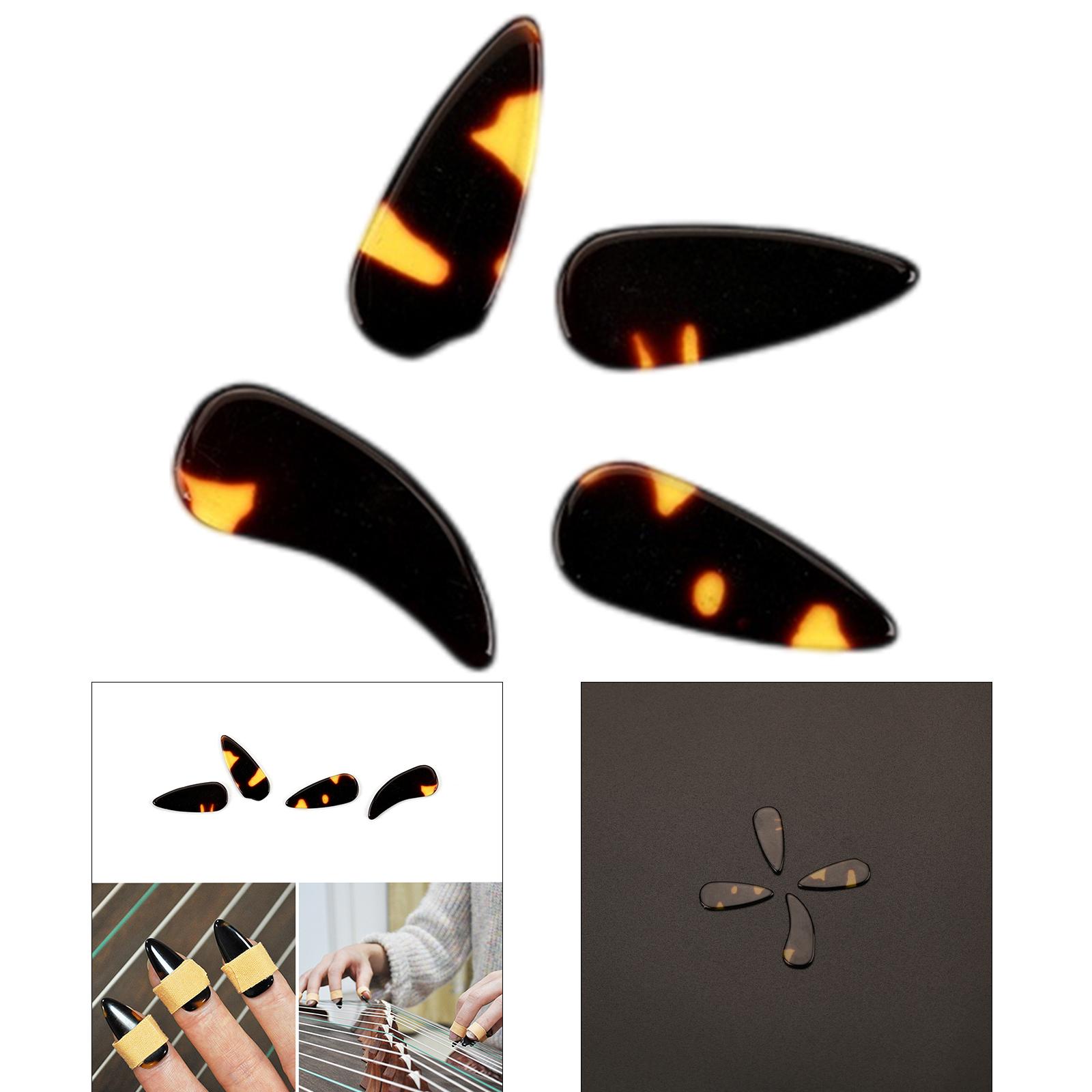 4x Chinese Guitar Pick Traditional Stringed for Musical Instrument Ukulele