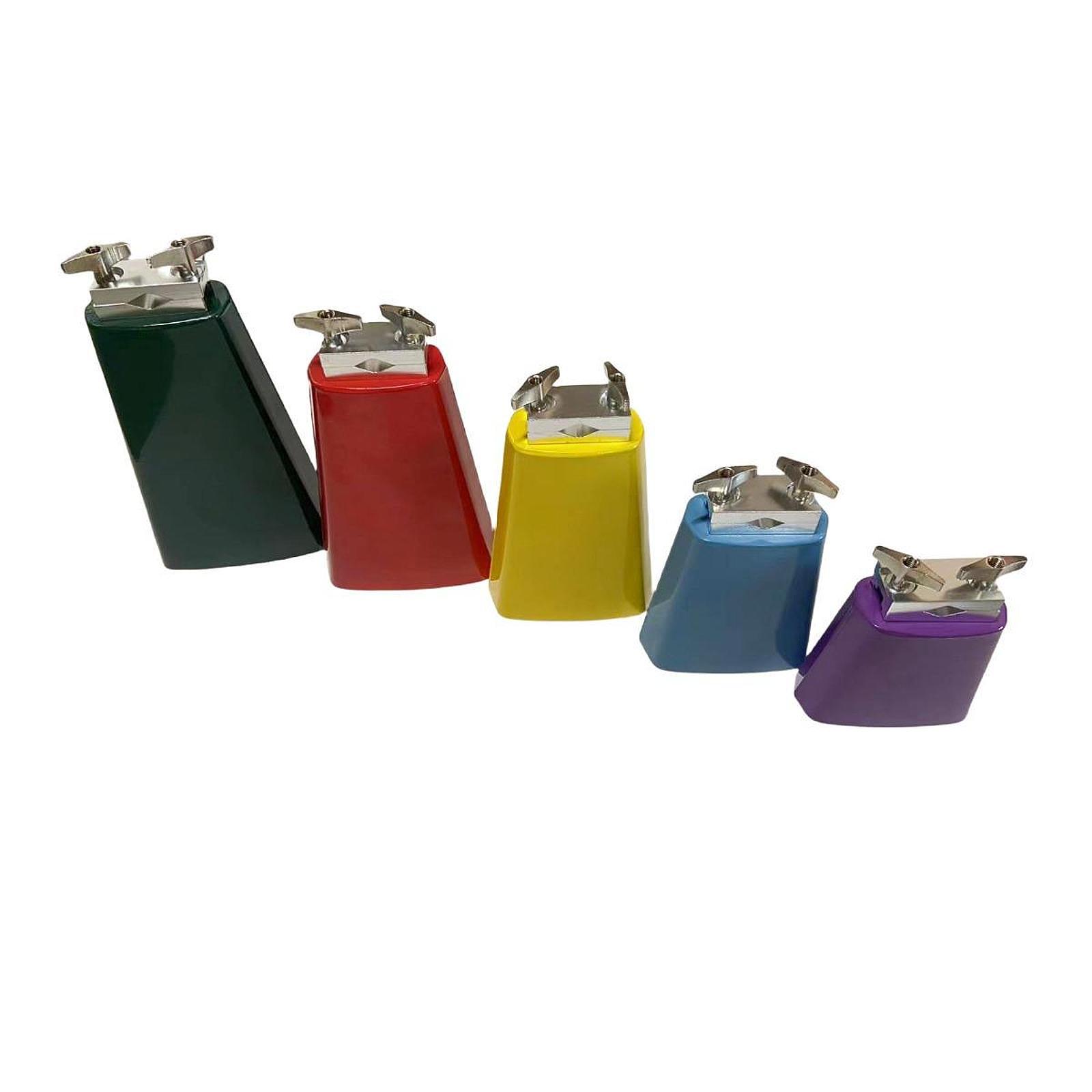 Metal Cowbell 4inch Hand Percussion Cowbell for Birthday Wedding Celebration violet