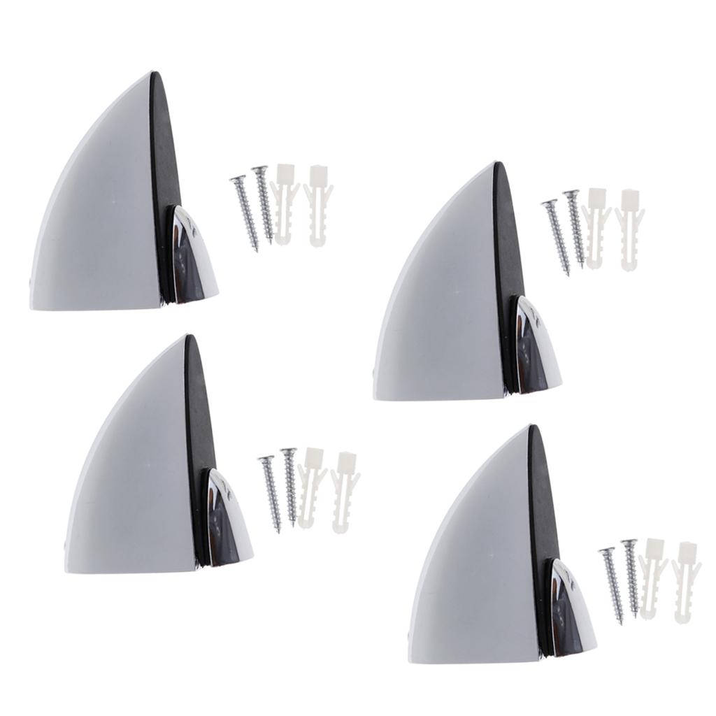 4x Adjustable Glass Clamp Clip Wood Glass Shelf Support Bracket  XL