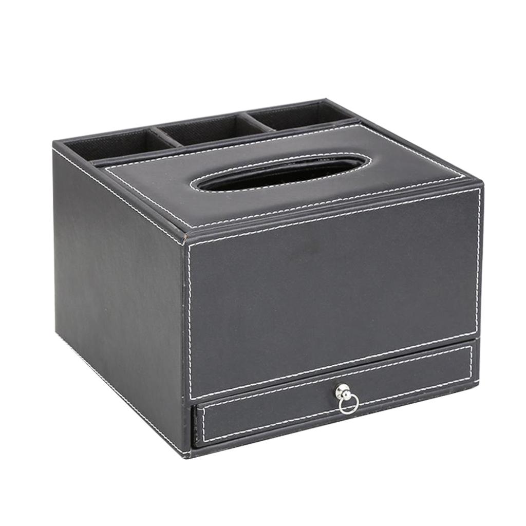 Multifunctional pen holder stationery tissue storage box office