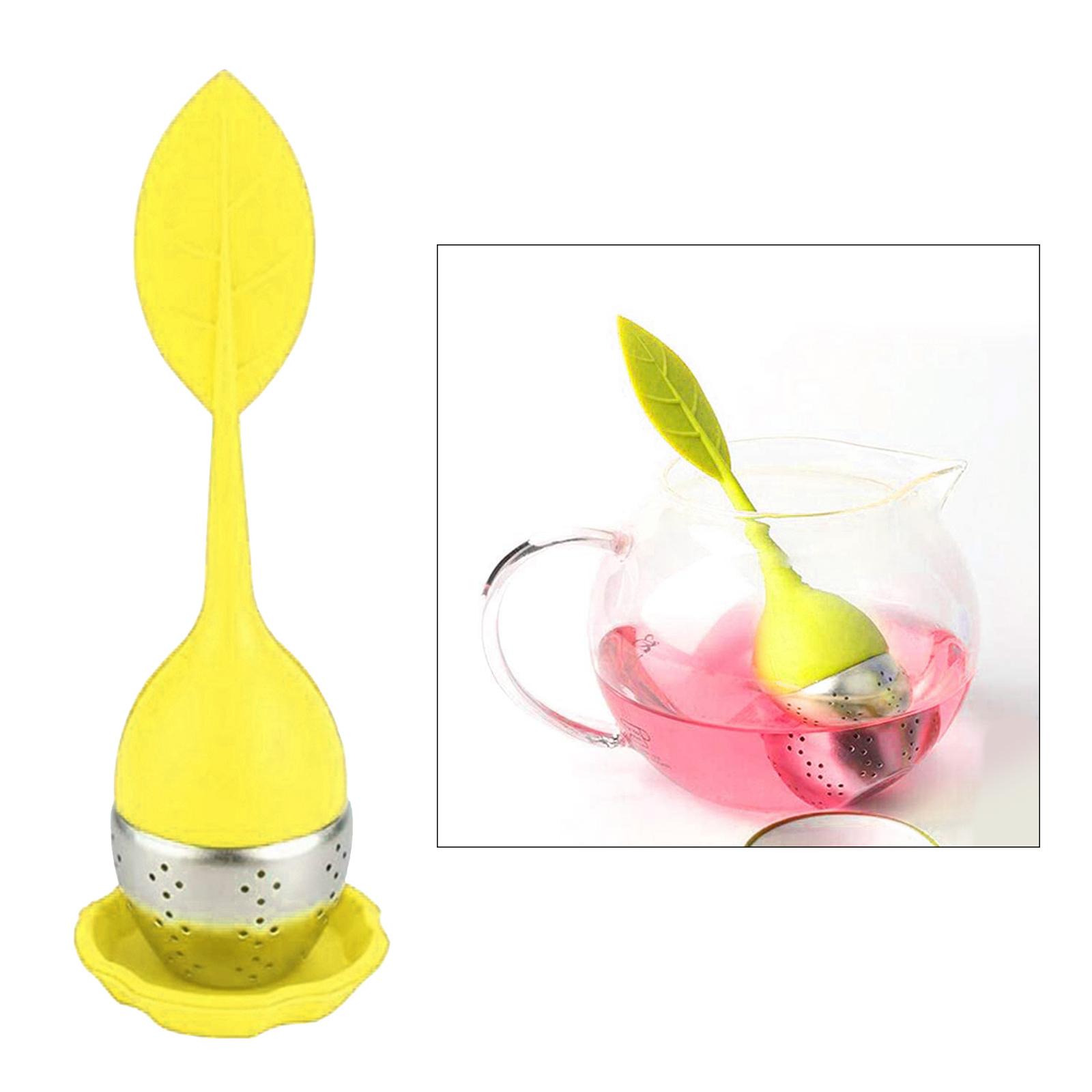 Silicone Tea Strainer Silicone Tea Strainer Silicone Tea Strainer  Yellow