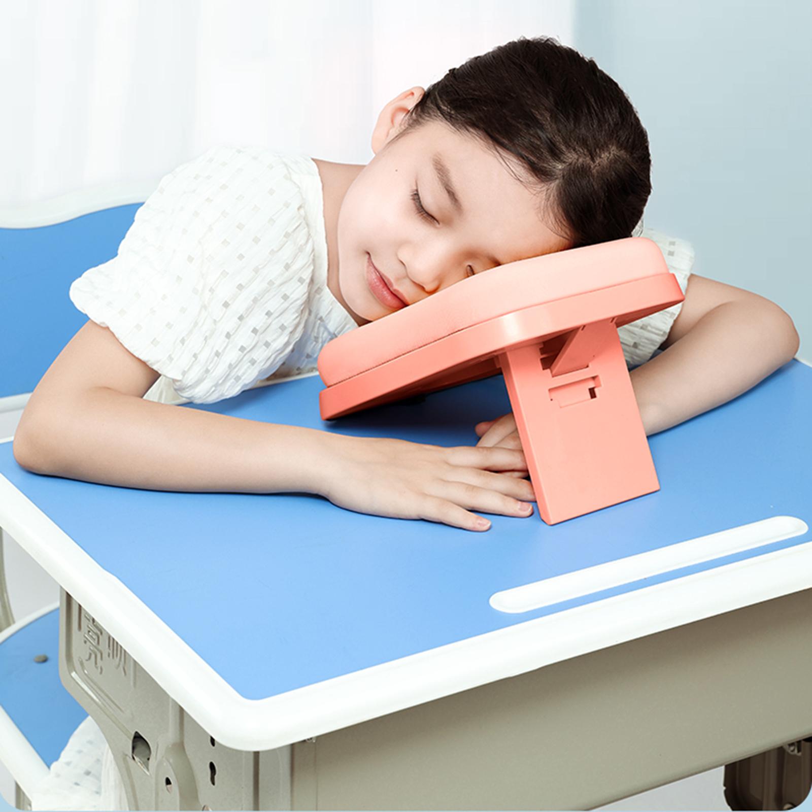 Foldable Neck Pillow Support Pillow Cushion Headrest for Home Orange