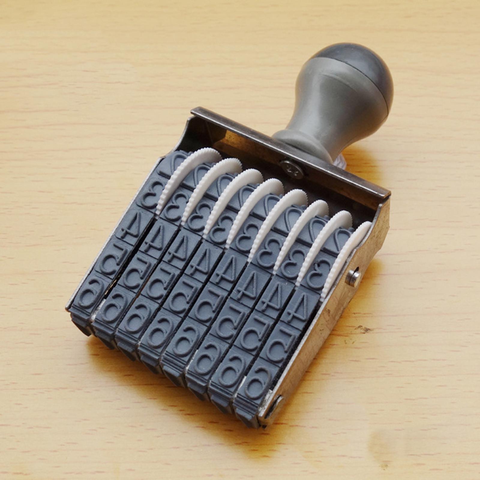 5xNumbering Stamp Numeric Rolling 8 digits Symbol for Stationery Office Date