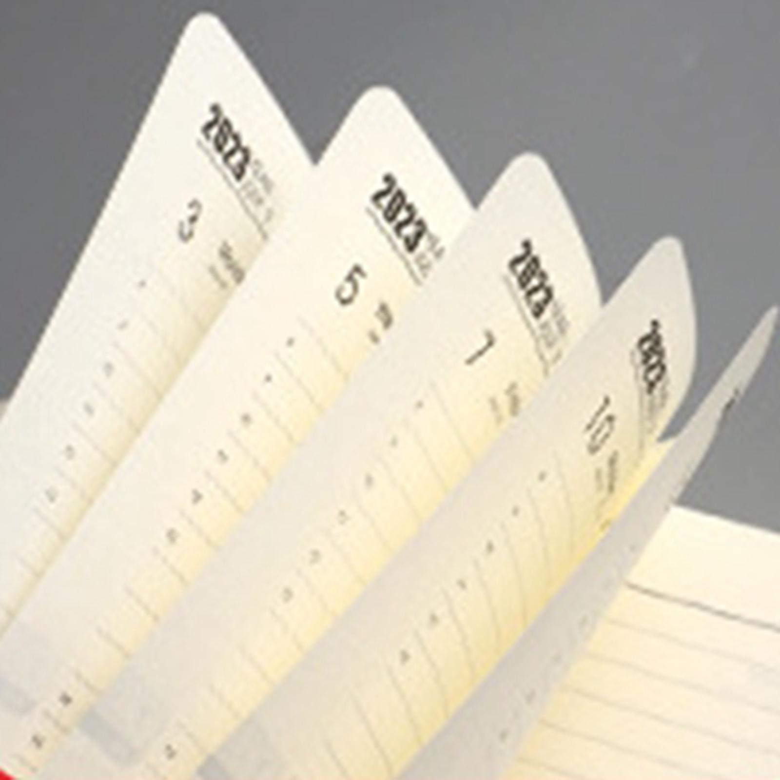 A5 Diary Notebook Journals Notebook 2023 Monthly Planner Notepad Thick Paper Brown