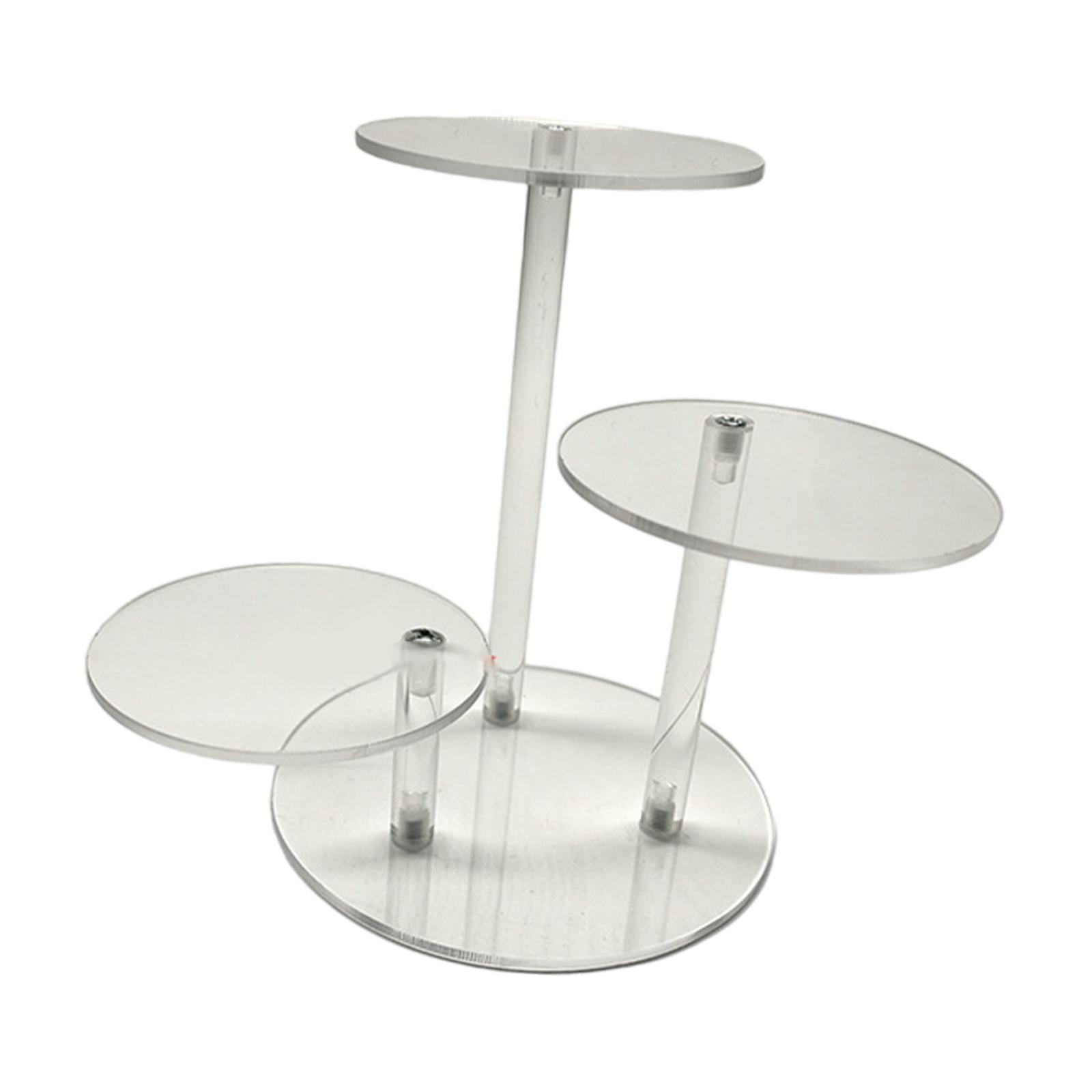 Acrylic Display Tower for Cupcake Perfume Rings Earrings Display Collections