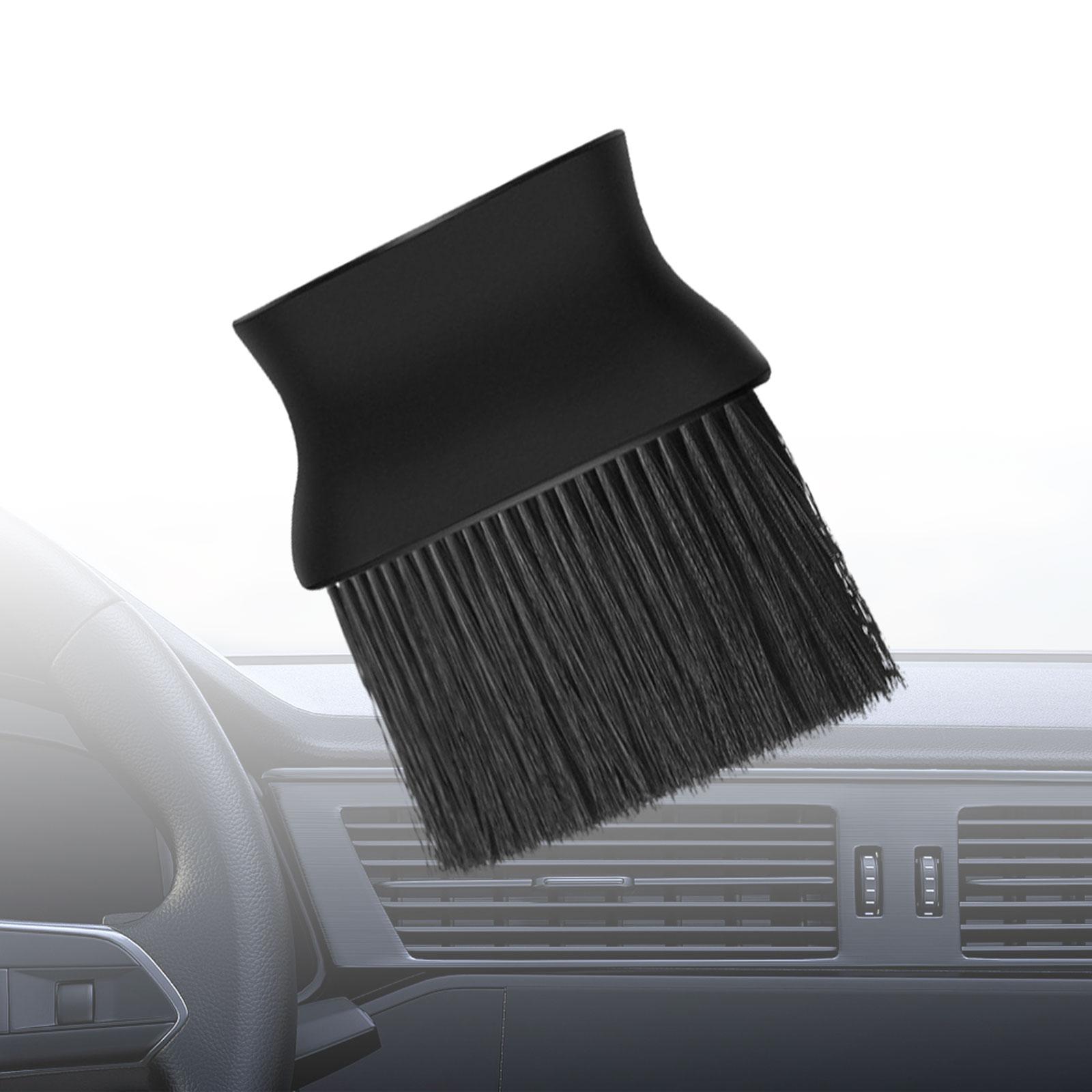 Car Interior Dust Brush Auto Detailing Brush Multipurpose for Computers Black