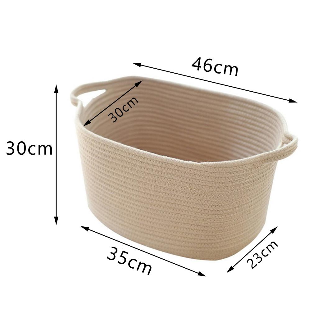 Household Folding Home Storage Basket for Dirty Clothes Hat Towels  Beige
