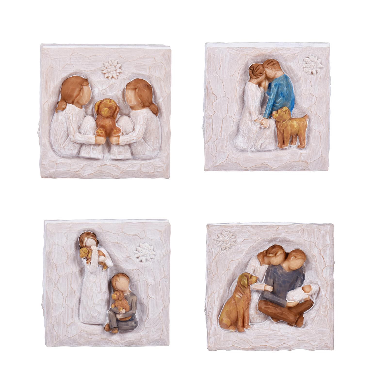 Beautiful Keepsake Box Friendship Box Gift for Jewelry Rings Family with Dog
