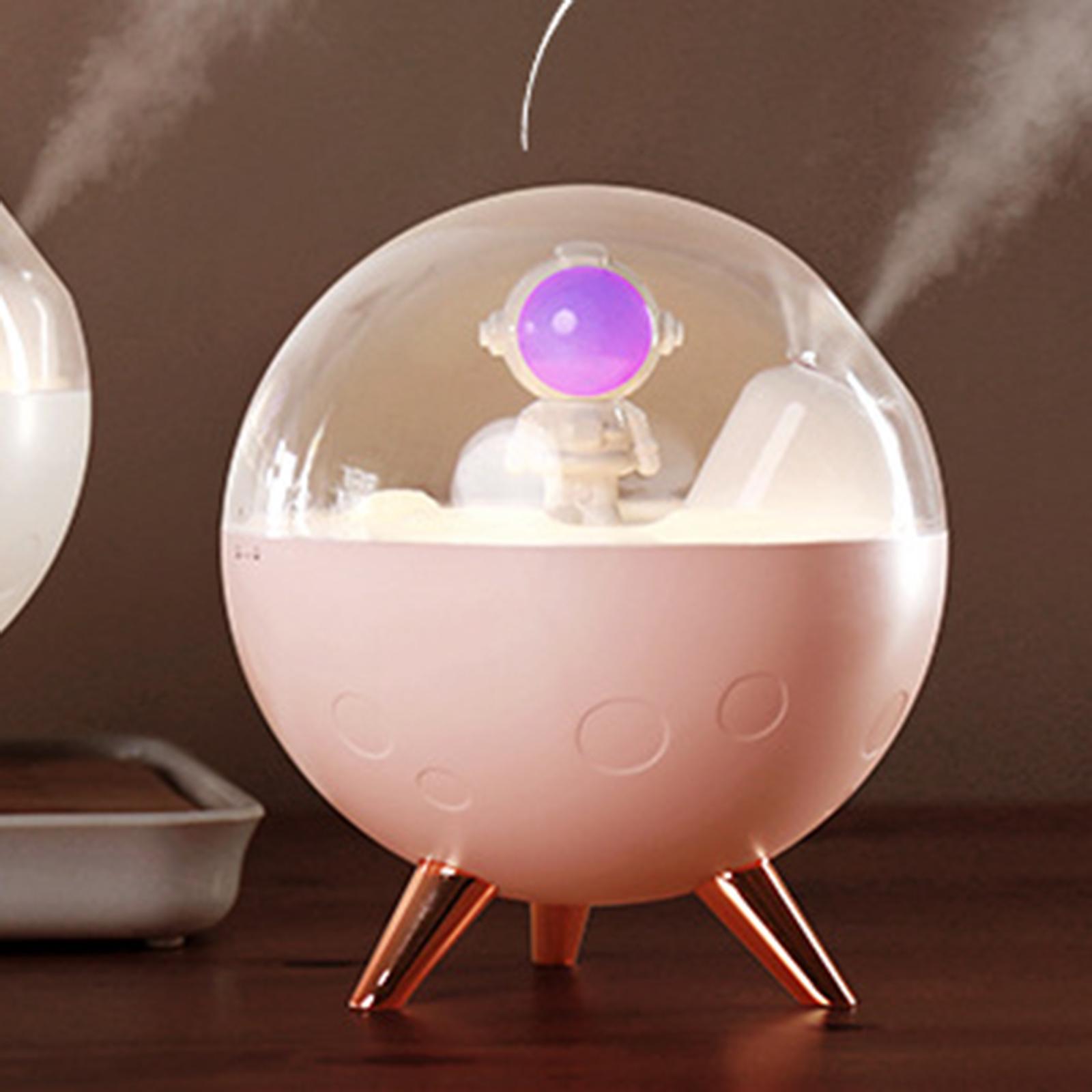 Air Humidifier Night Lamp Sculpture Accessories for Living Room Decor pink