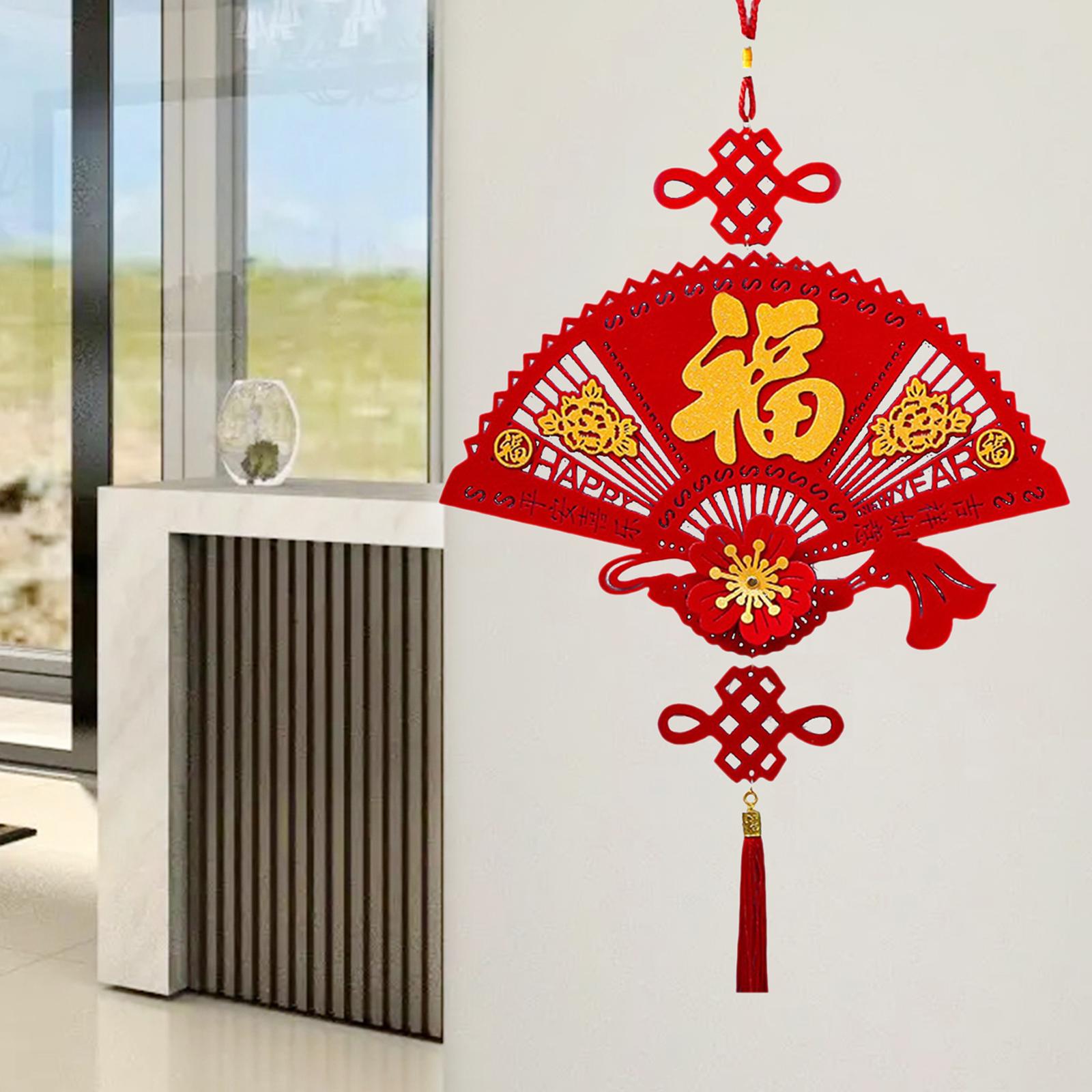 Chinese New Year Decorations Party Supplies for Living Room Bookshelf StyleC