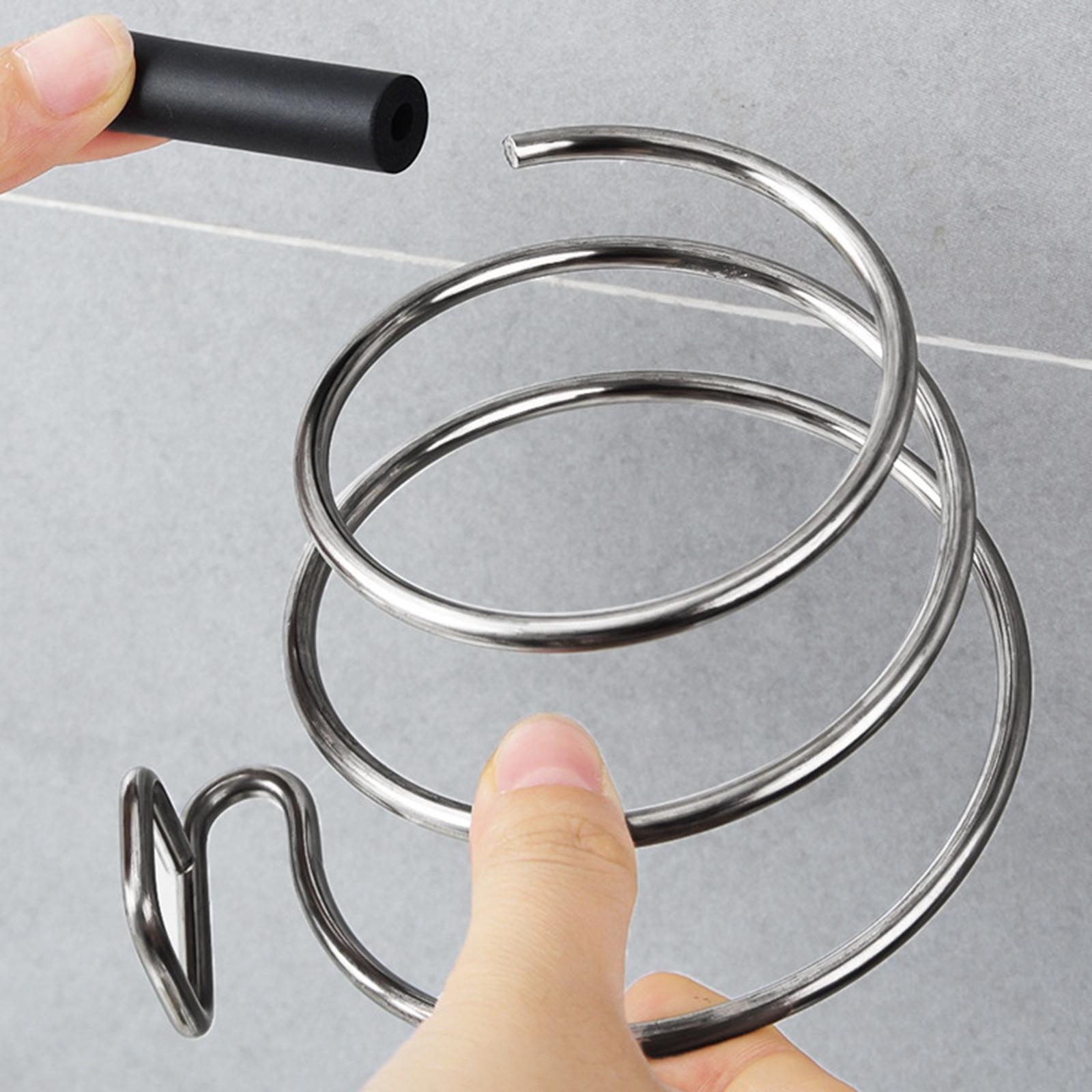 2xHair Dryer Holder Adjustable Ajustable Hair Dryer Bracket for Bedroom Barber