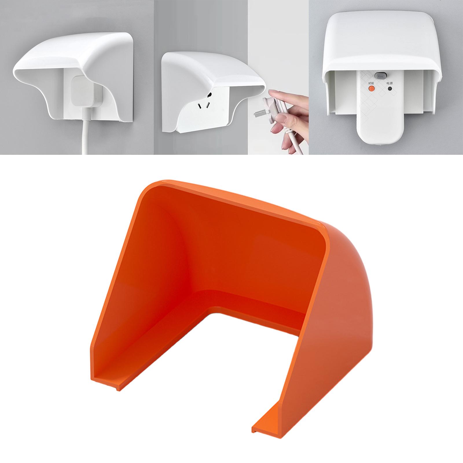 Receptacle Protector Equipment for Kitchen Bathroom Indoor Switch Protection Orange