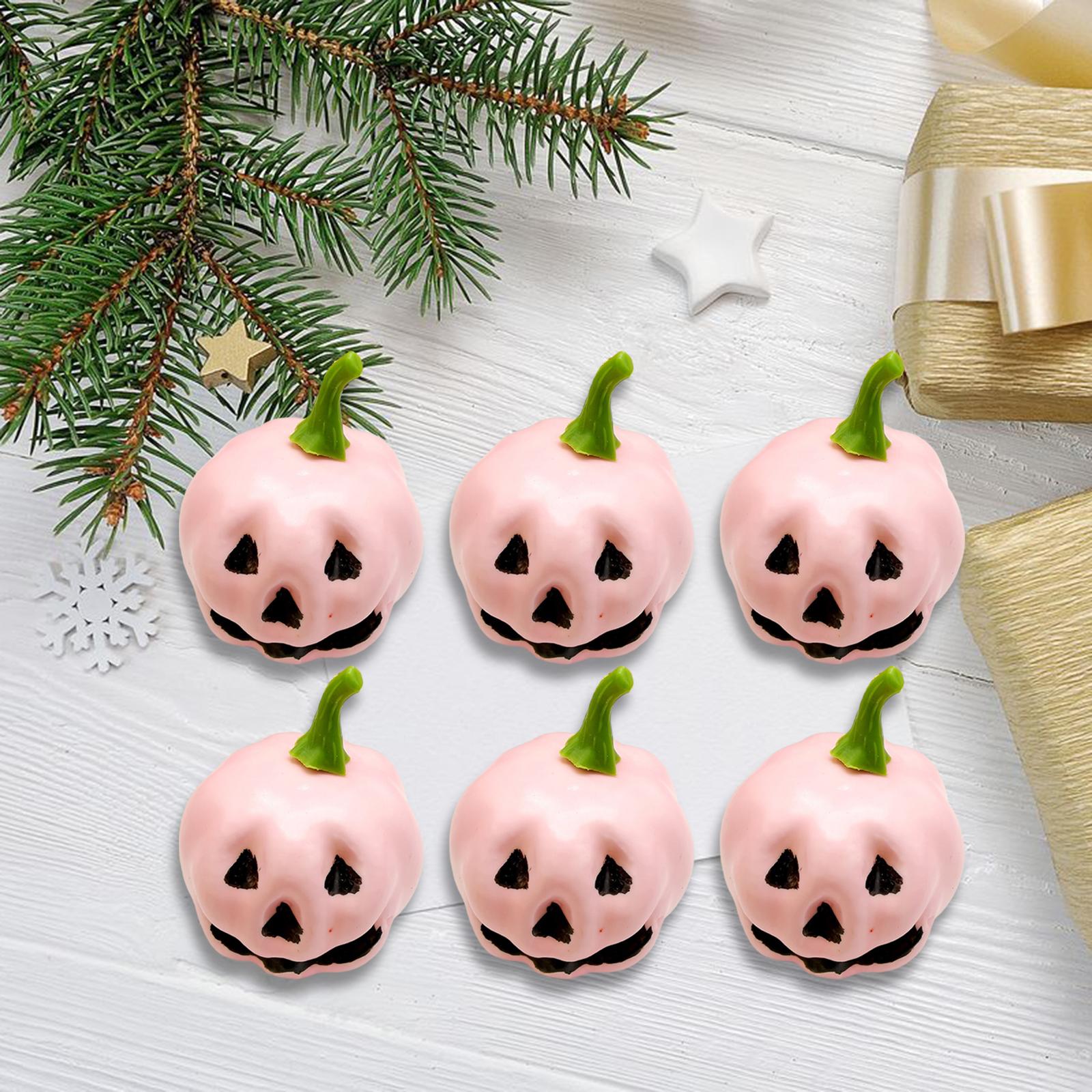 Artificial Pumpkins Vegetable Model Halloween Ornaments for Autumn Christmas Style G