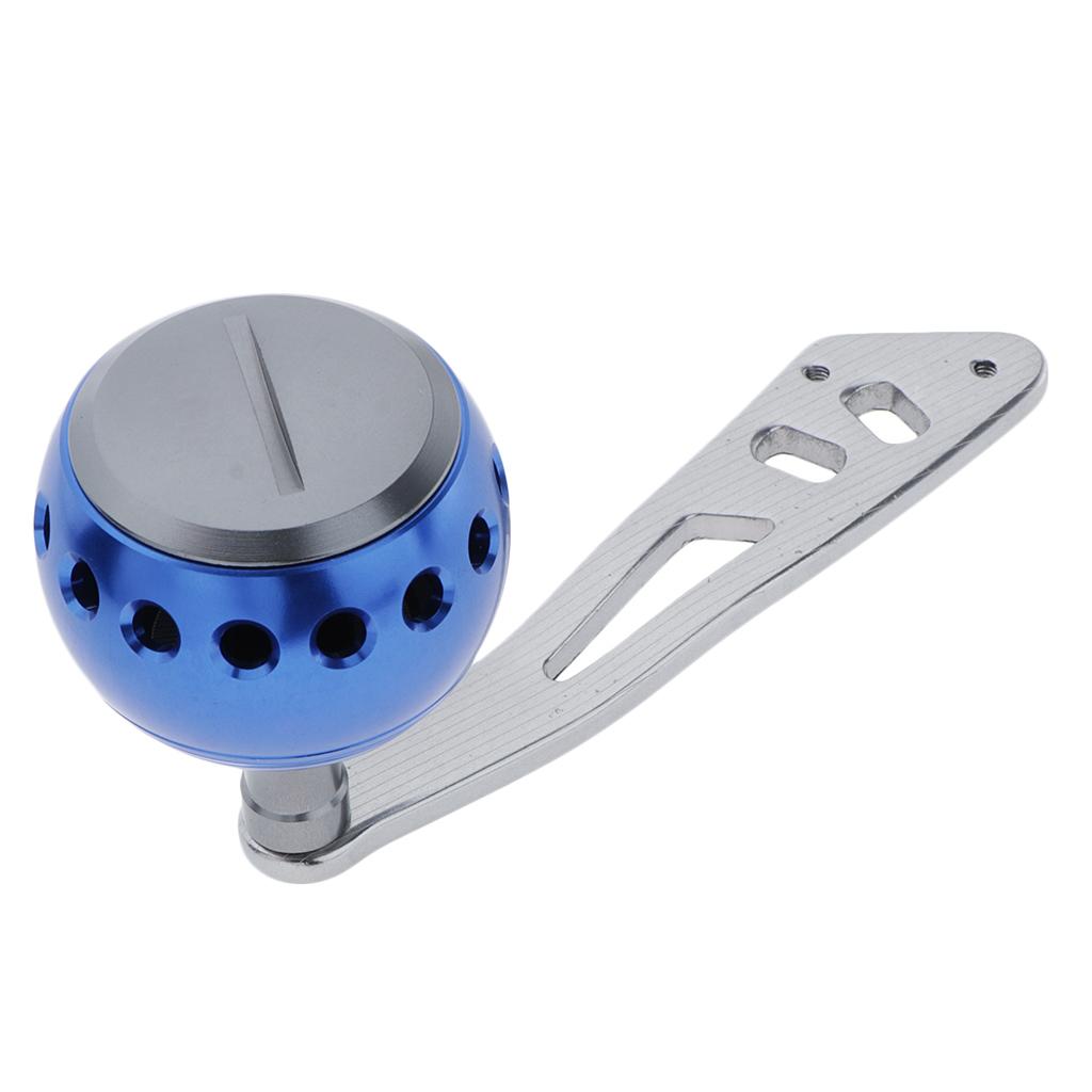 Reel Handle for Baitcasting Drum Raft Reel Single Handle - Blue