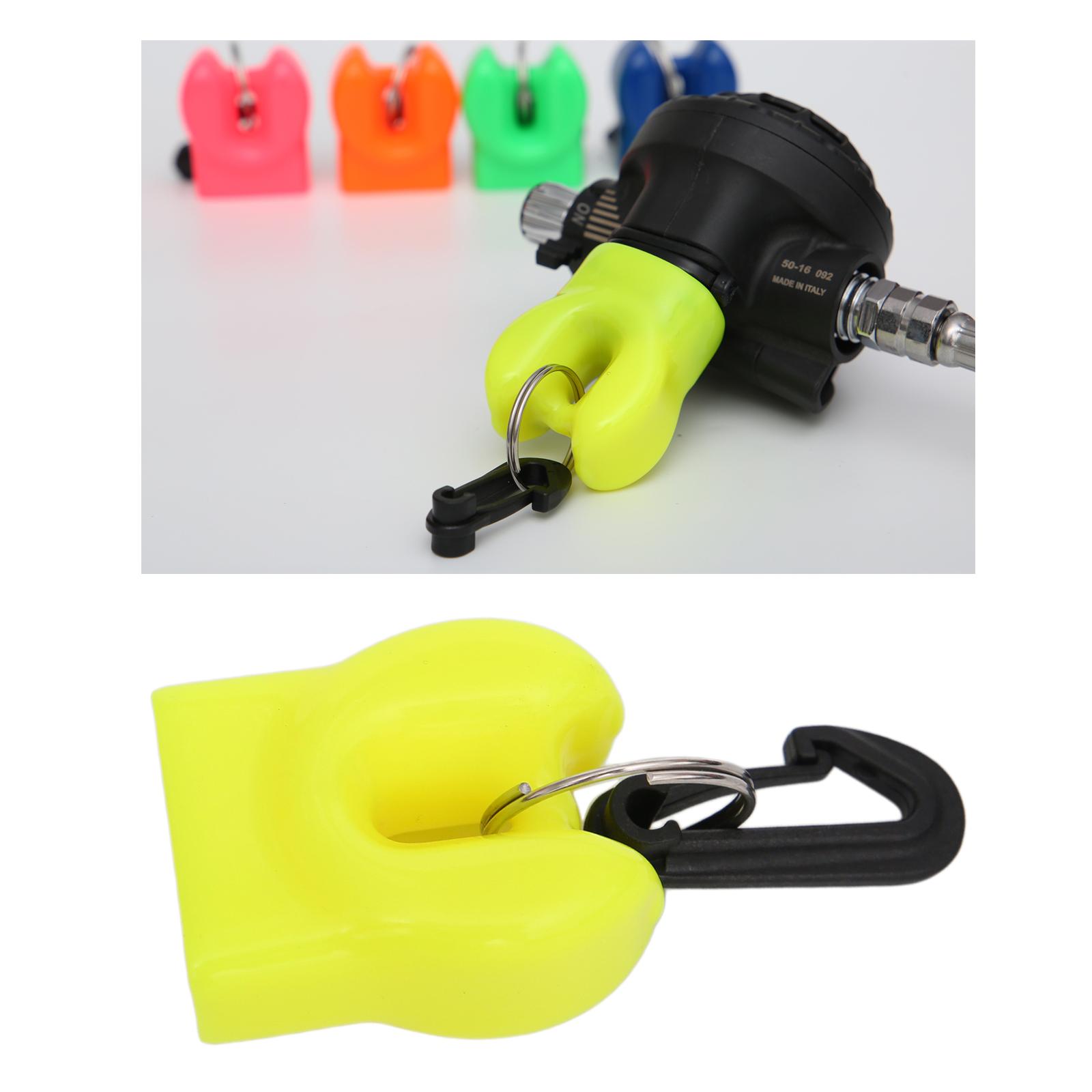 Diving Skum-Ball Scuba Mouthpiece Holder Regulator Octopus Retainer Yellow