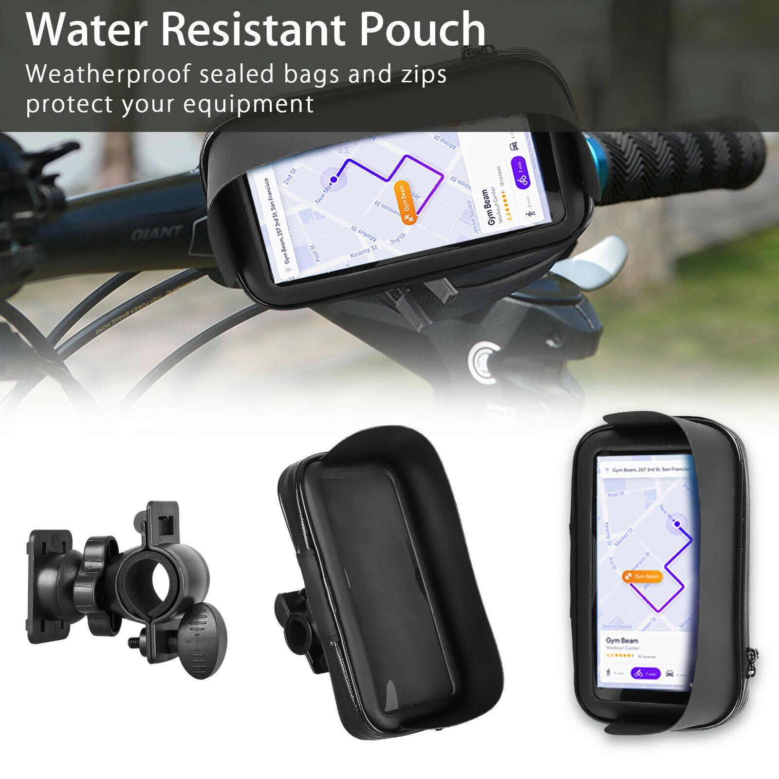 Waterproof Bicycle Cell Phone/GPS Holder Case Bag Mount For Handlebar Black Normal