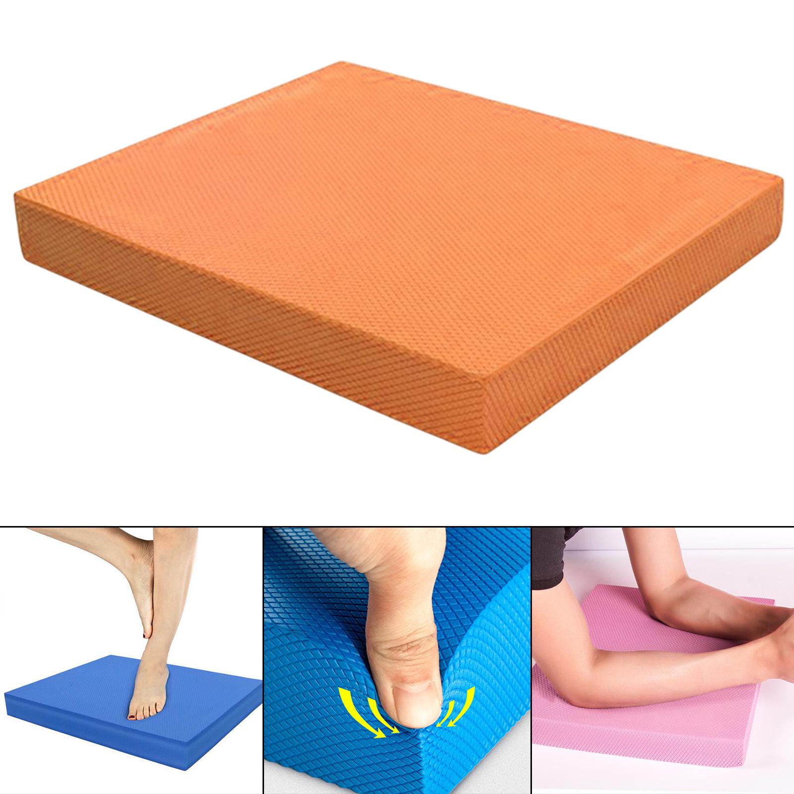TPE Yoga Mat Board Soft Stability for Pilates Fitness Adults Kids S Orange
