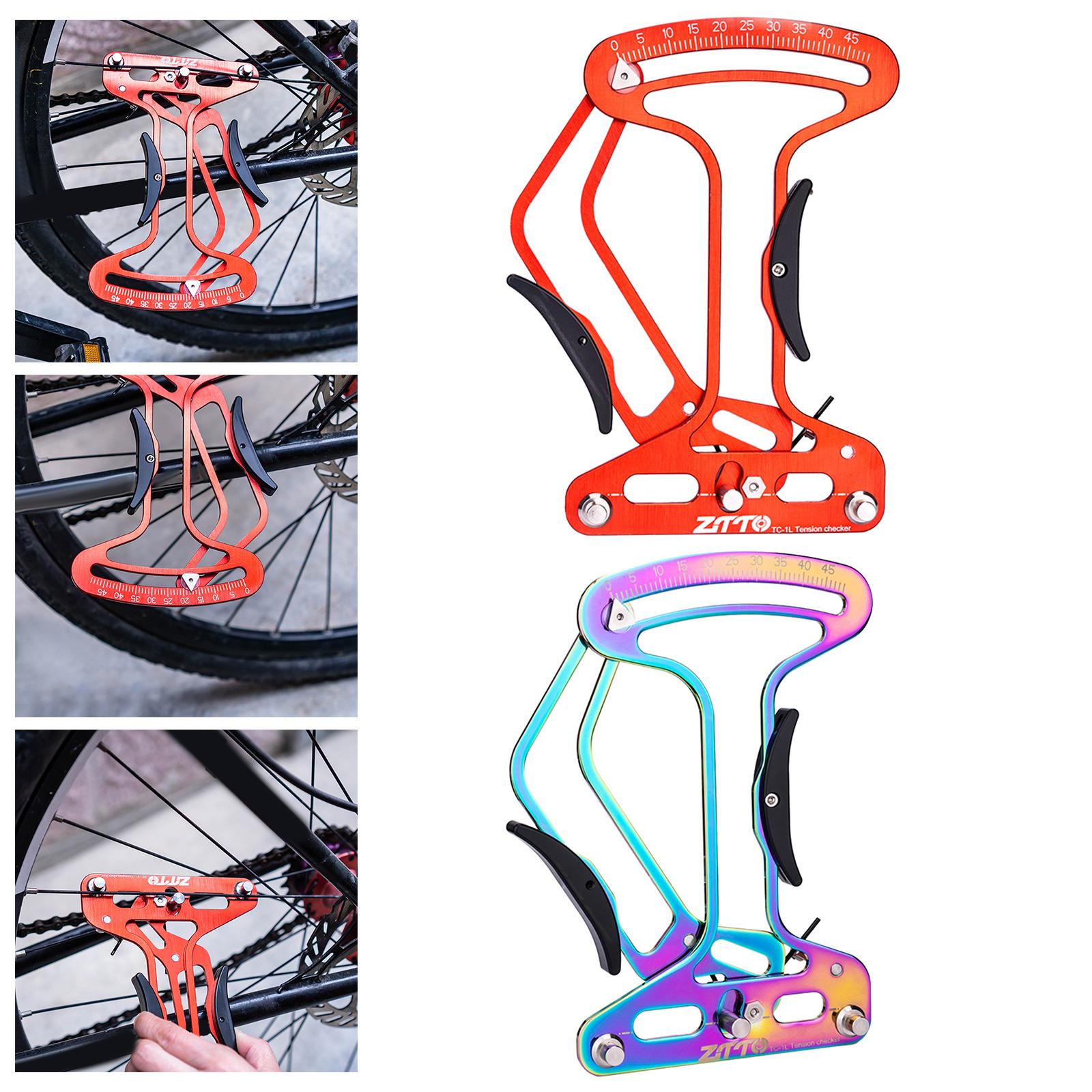 Bicycle Spoke Tension Meter Measuring Tool Road Cycling Parts Red