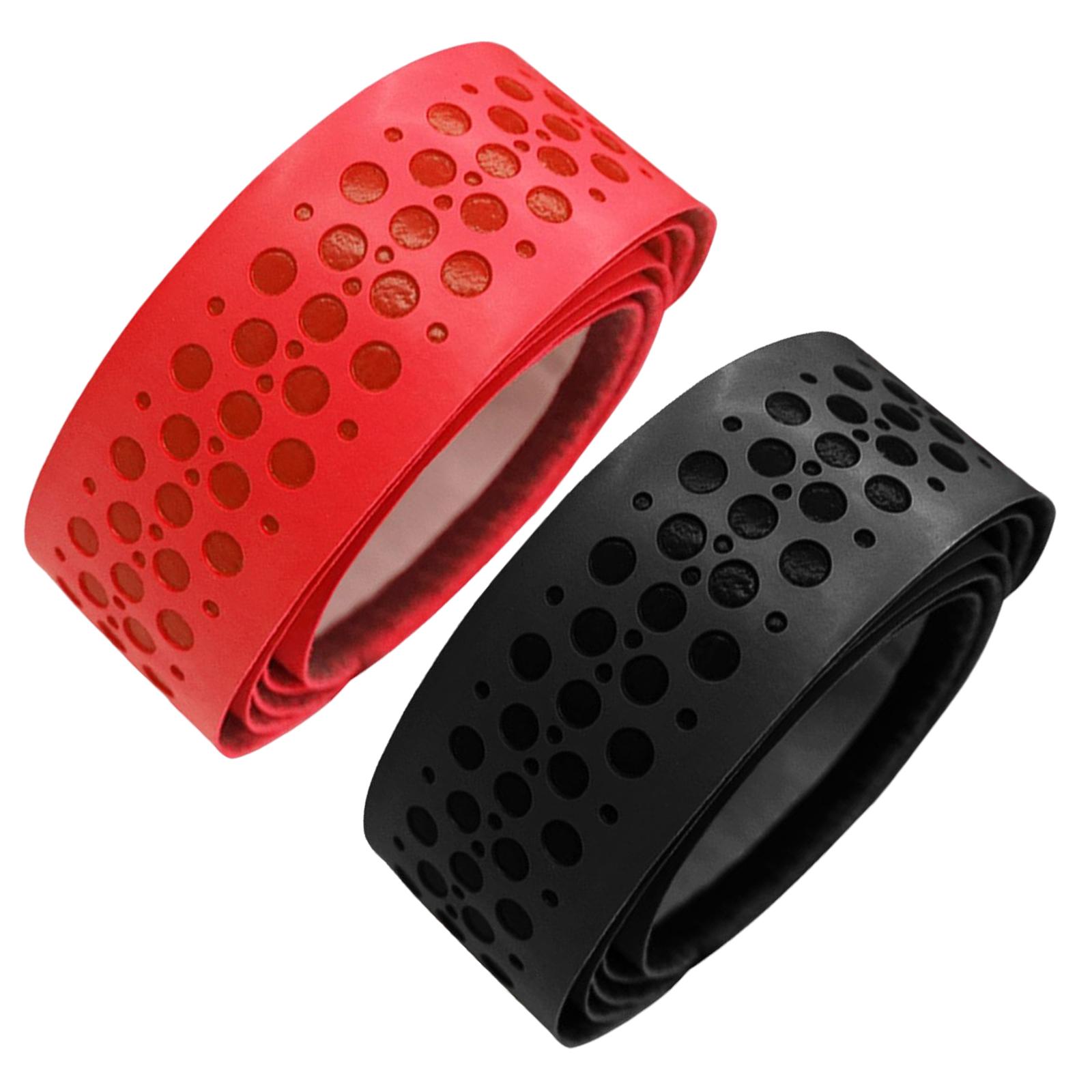 2 Pieces Golf Grip Wrapping Tapes Overgrip Tapes Golf Grip Accessories Red