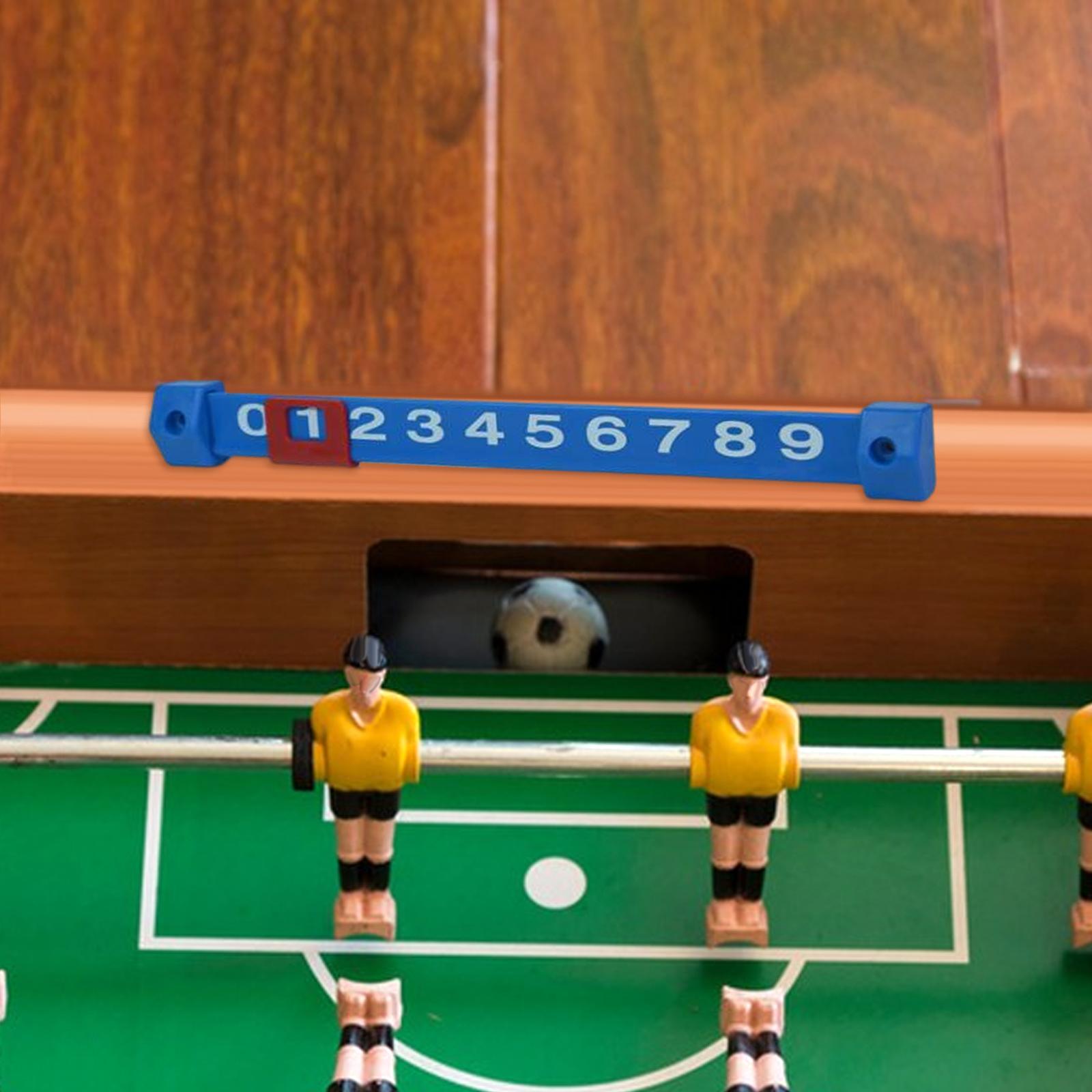 Foosball Scoreboard Universal Portable 10 Numbers Table Football Counter Blue