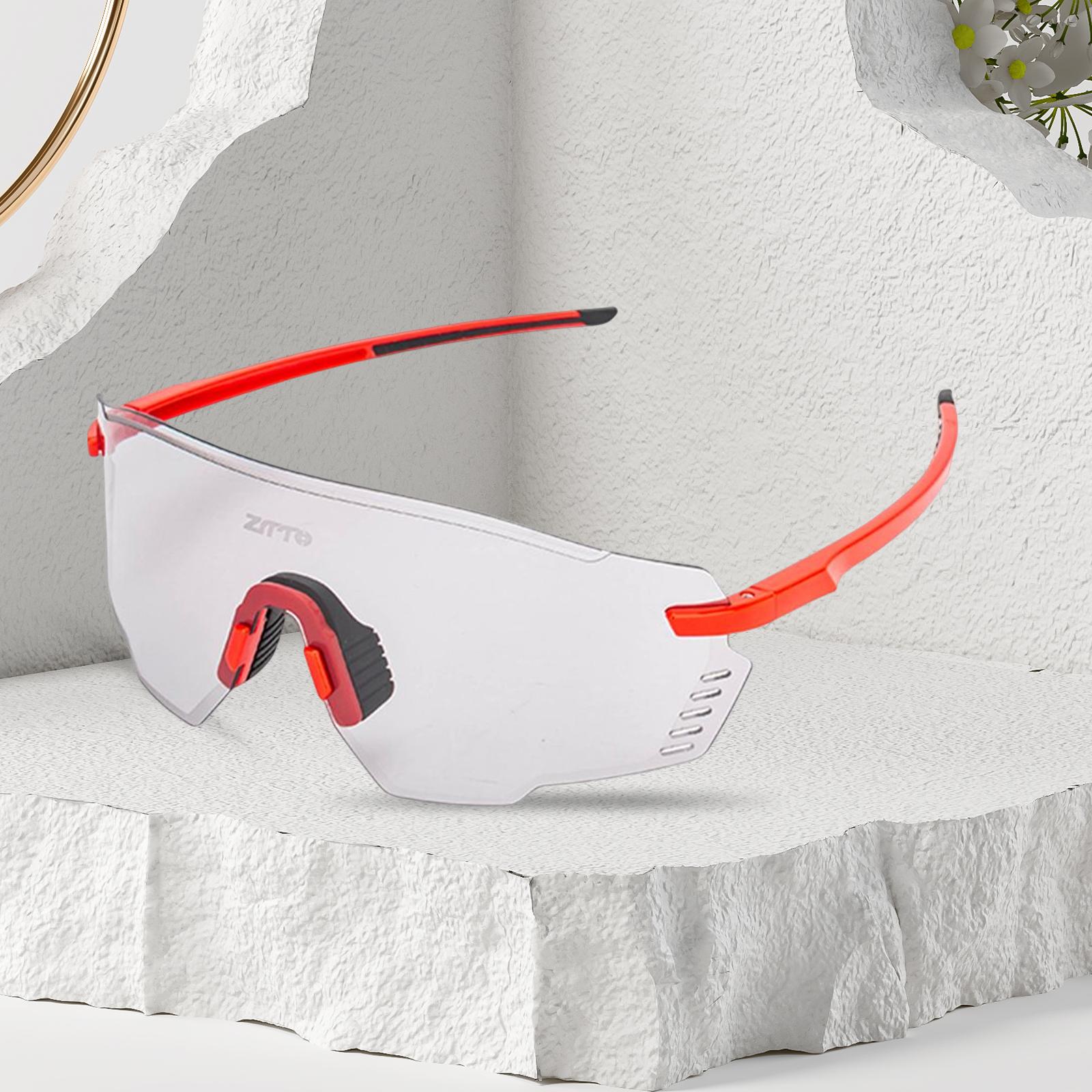 Outdoor Cycling Glasses Sports Sunglasses Eye Protection for Fishing Hiking Red