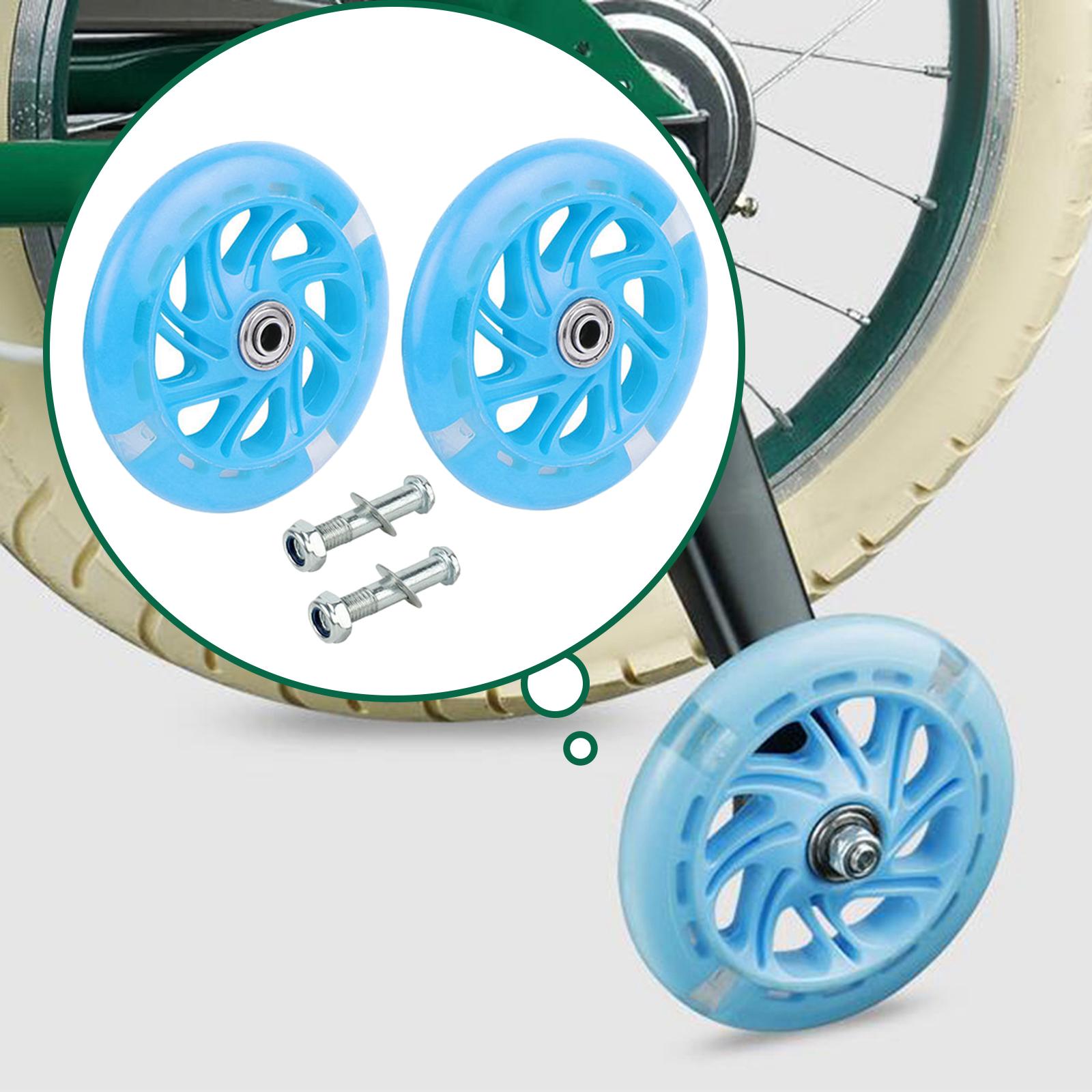 Bike Training Wheels Bicycle Stabilizer for Children Adults 12-20 inch Bikes Blue
