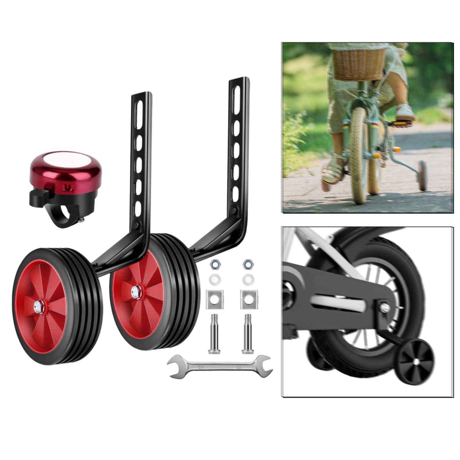 Child Bike Training Wheels Indoor and Outdoor Cycling Adjustable Stabilizers