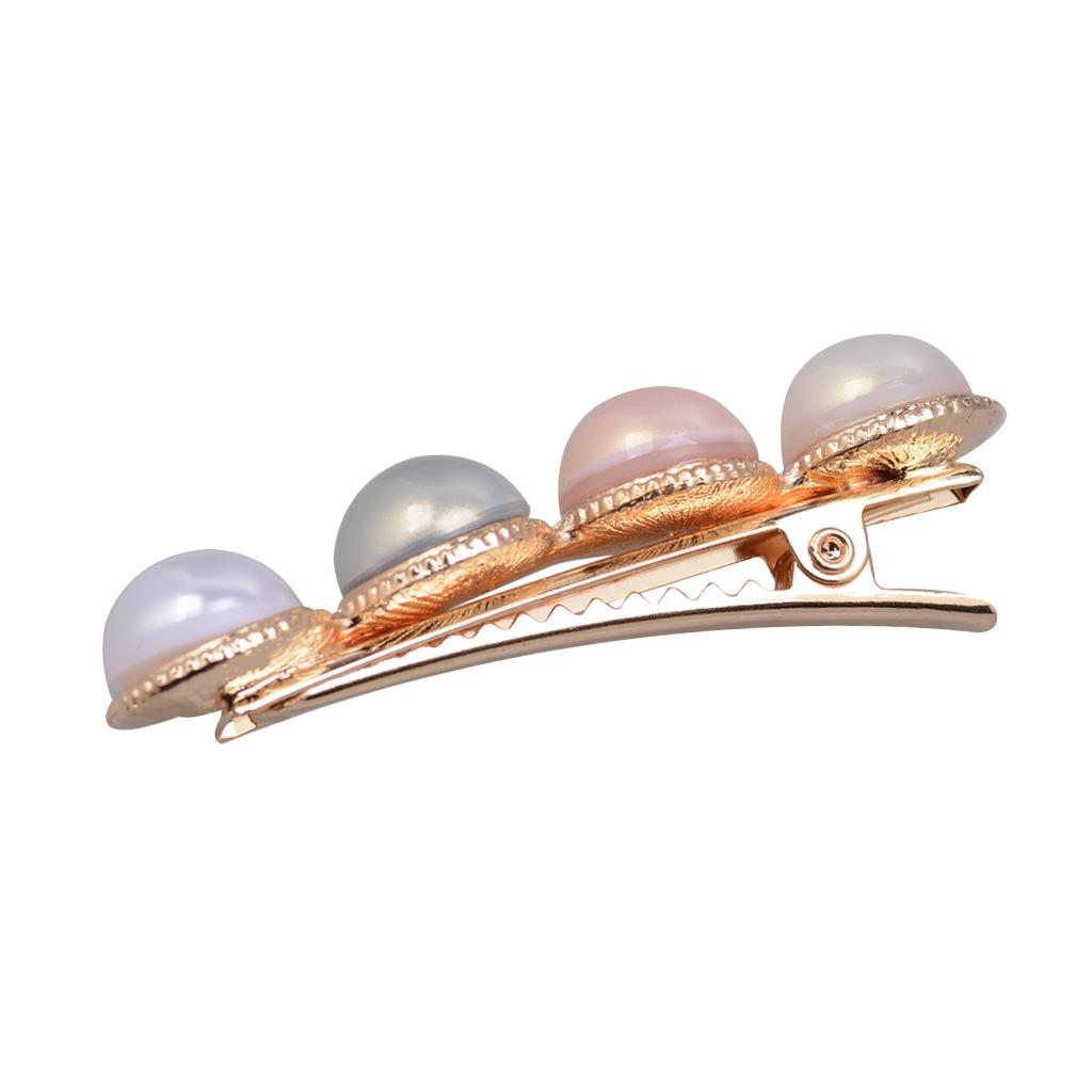 Elegant   Faux Pearls Hair Clip Barrette Wedding Hair Accessories