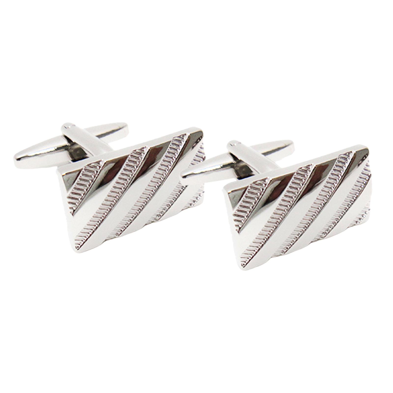 1 Pair Men Cufflinks Jewelry Statement Fashion for Tuxedo Husband Groomsmen