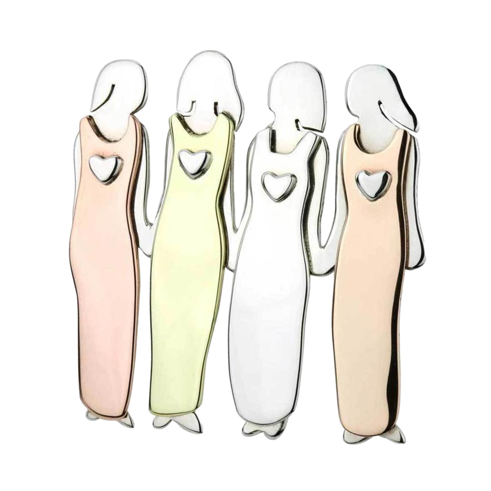 Sisters Brooch Pin