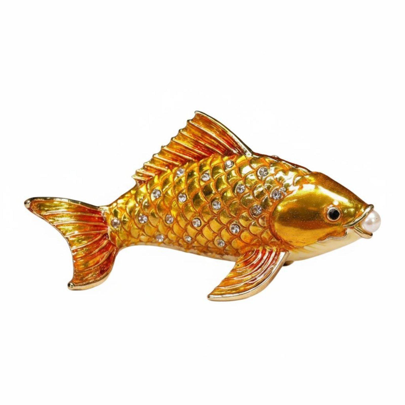 Carp Figurine Gold