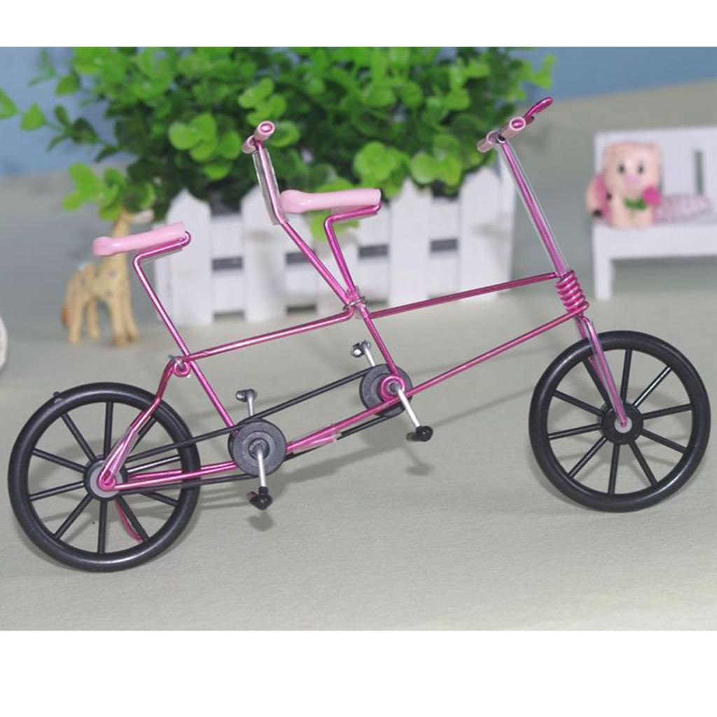 miniature bicycle figurines