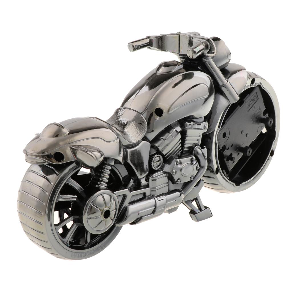 Nostalgie Motorradmodell Uhr Skulptur Kunsthandwerk für  Ornament 